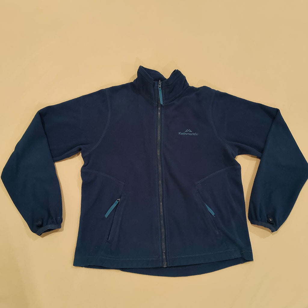 KATHMANDU fleece zip up jumper size 8yrs boys blue
