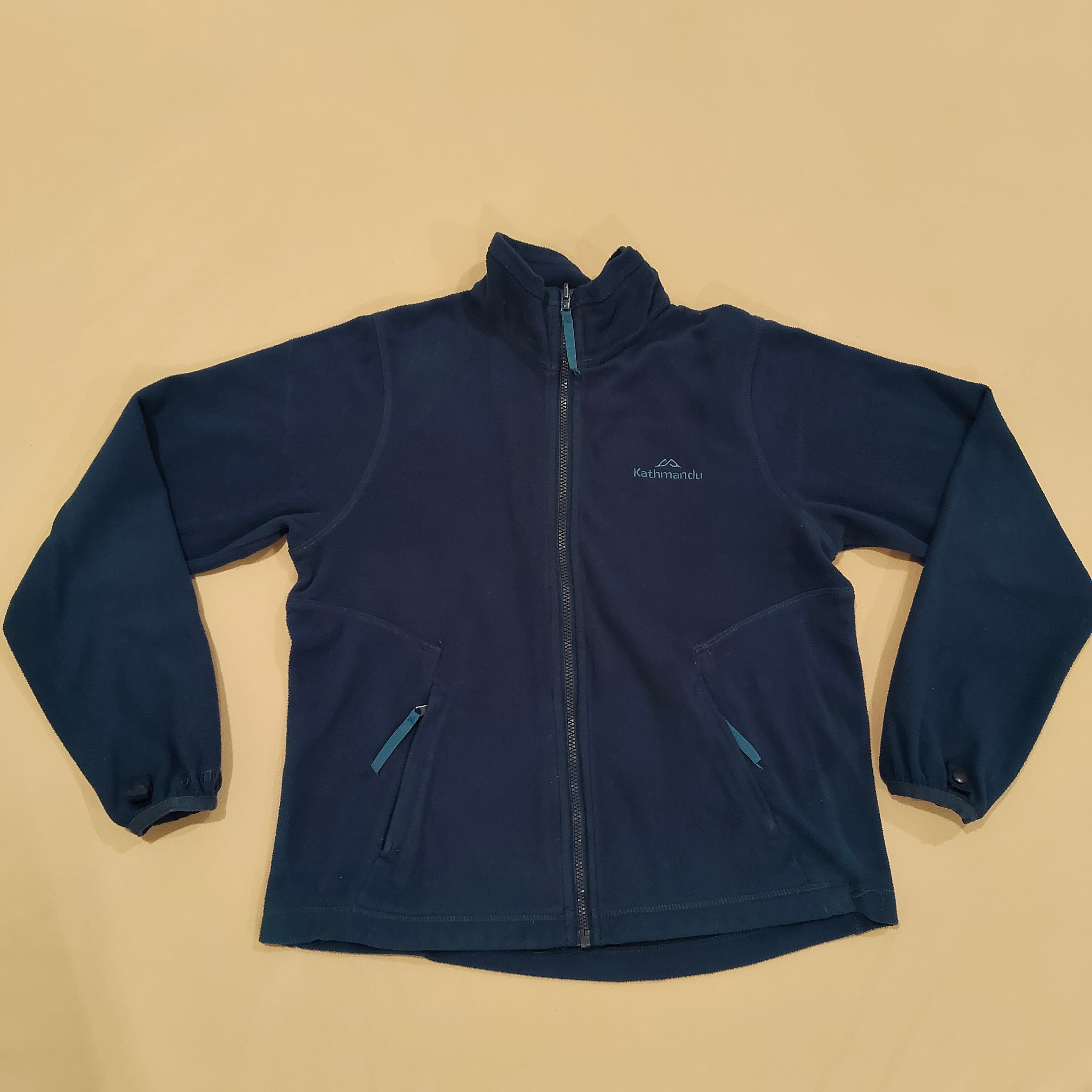 KATHMANDU fleece zip up jumper size 8yrs boys blue