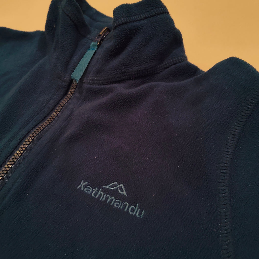 KATHMANDU fleece zip up jumper size 8yrs boys blue