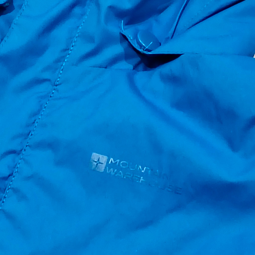 MOUNTAIN WAREHOUSE rain jacket size 7-8y boys blue