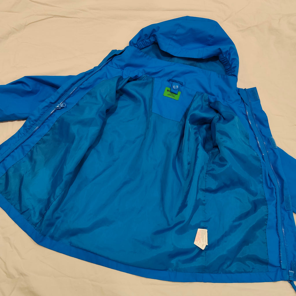 MOUNTAIN WAREHOUSE rain jacket size 7-8y boys blue