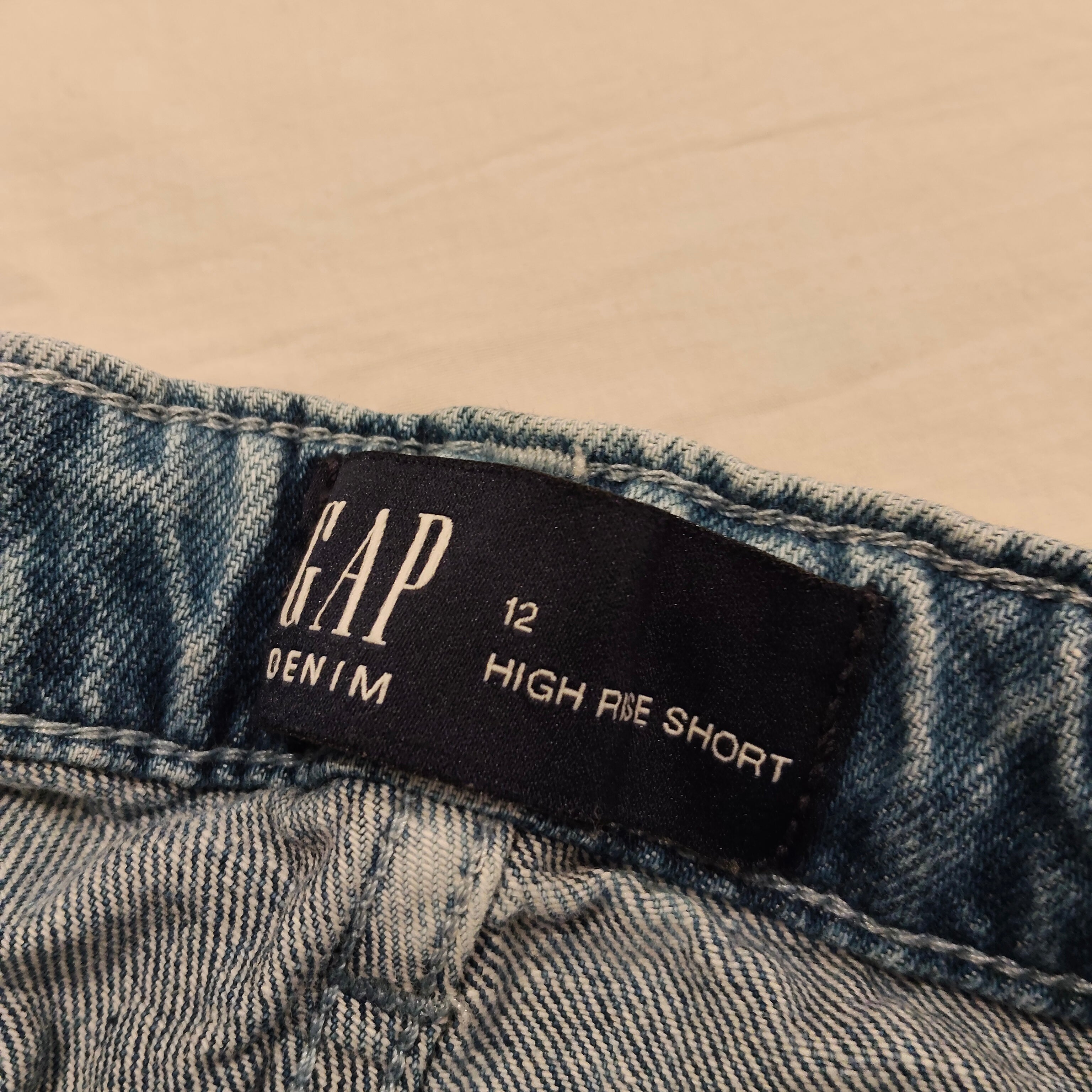 GAP denim shorts size 12 girls