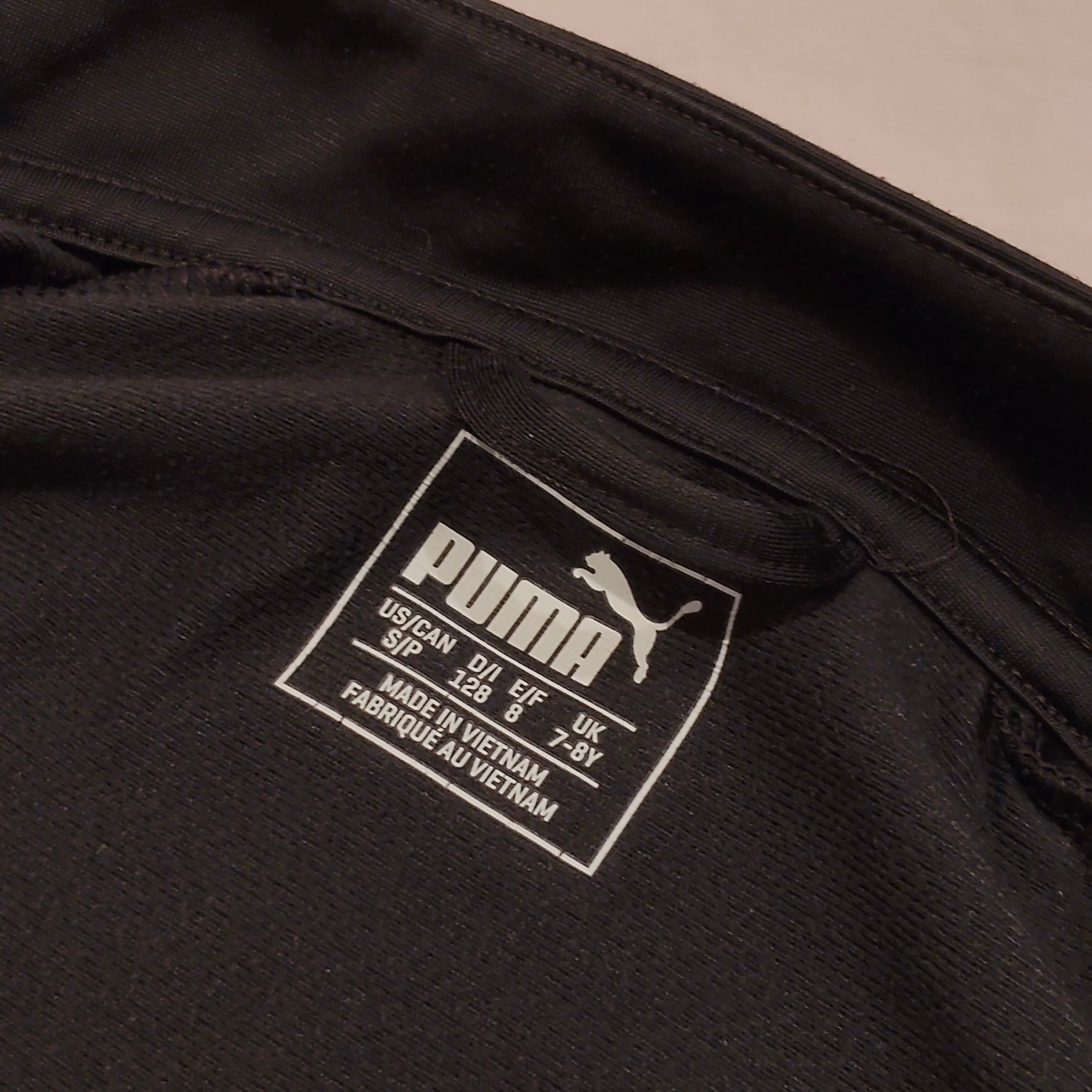 PUMA zip up jumper size 7-8y boys