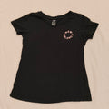 NEW BALANCE tee size girls 6-8y black short sleeve