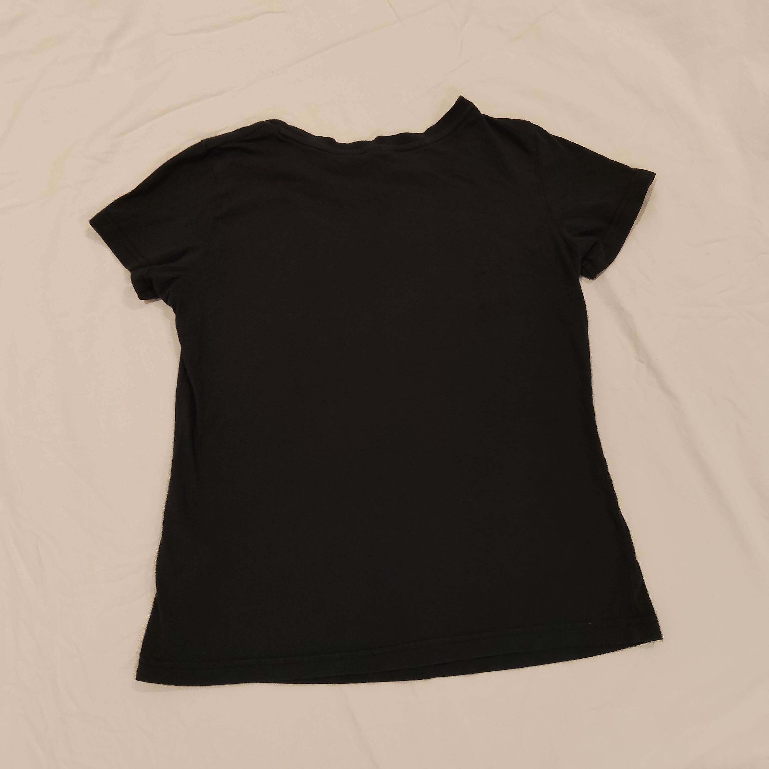 NEW BALANCE tee size girls 6-8y black short sleeve