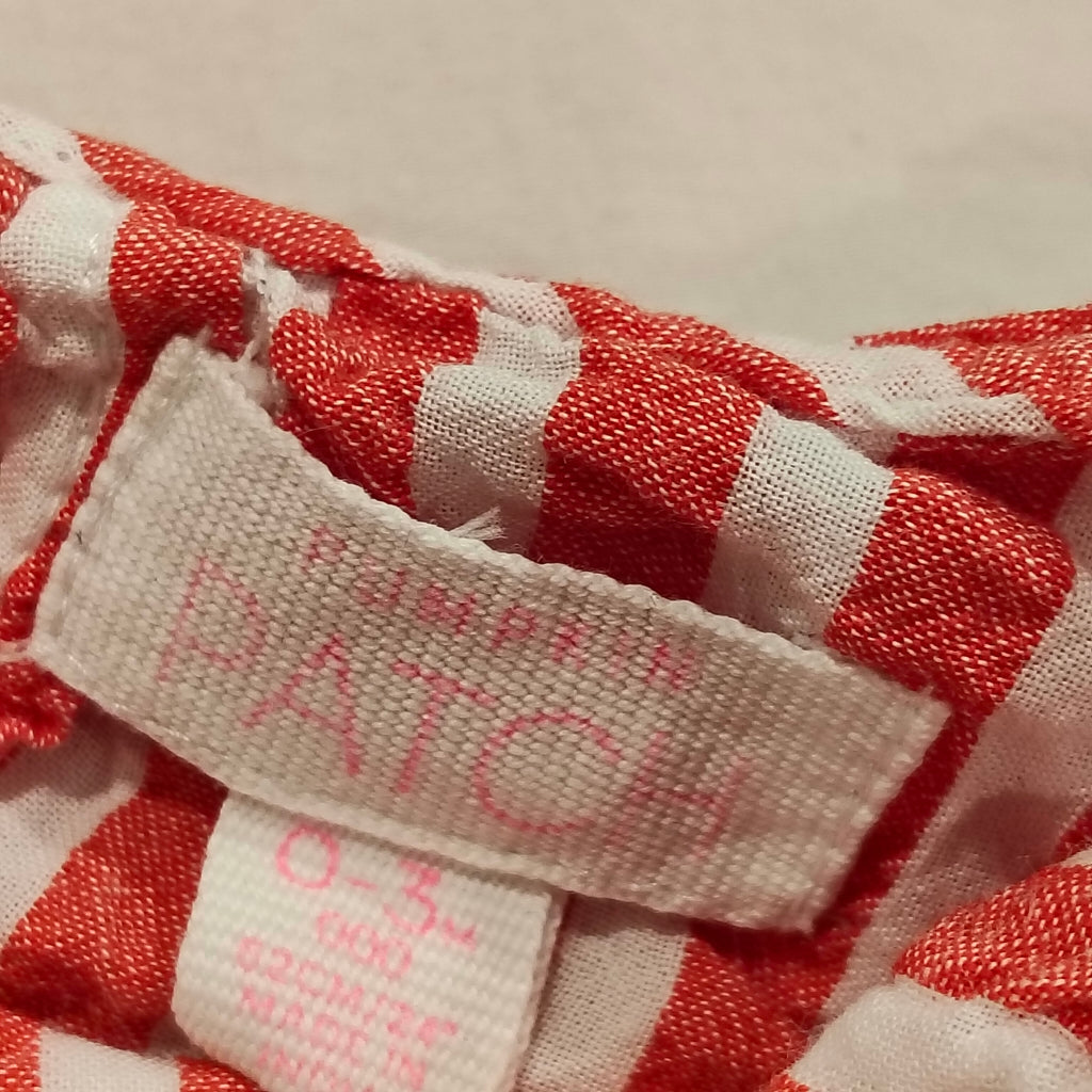 PUMPKIN PATCH baby romper size 0-3m girls stripes