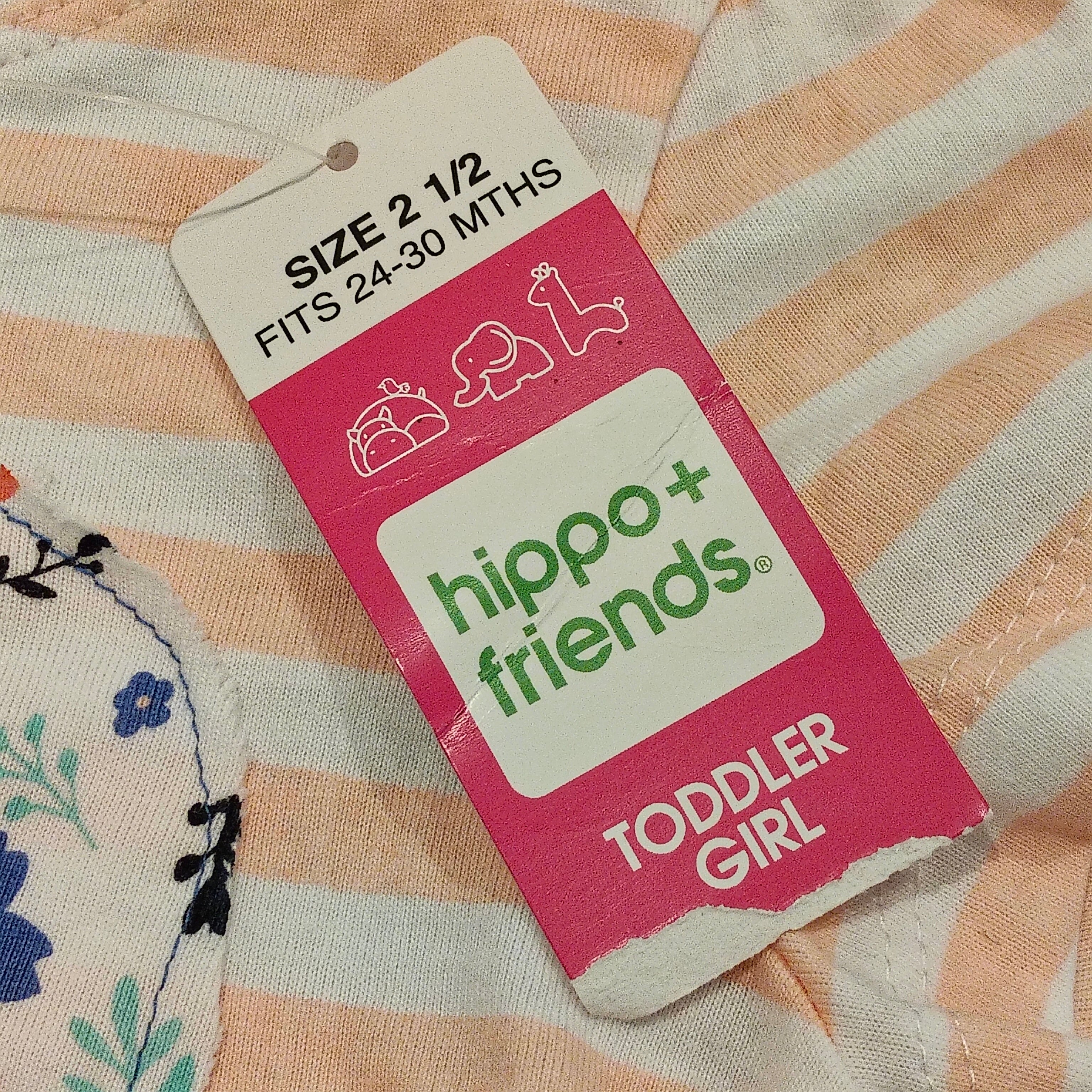 New HIPPO + FRIENDS top size 2 girls short sleeve BNWT
