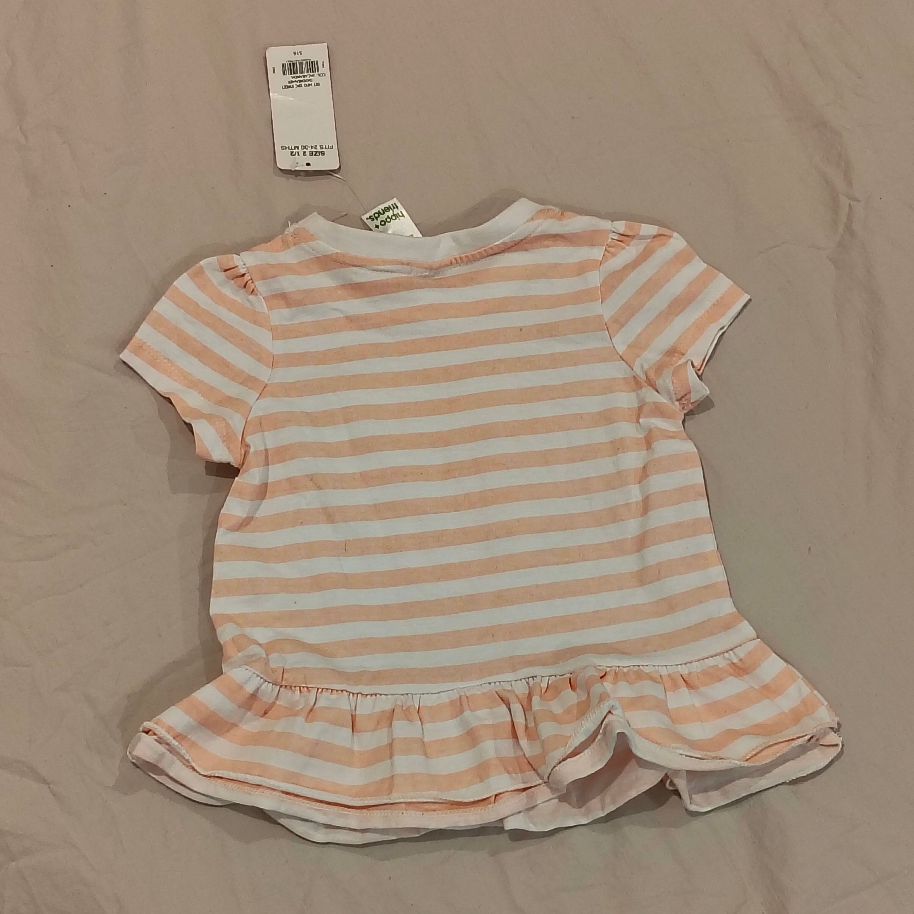 New HIPPO + FRIENDS top size 2 girls short sleeve BNWT