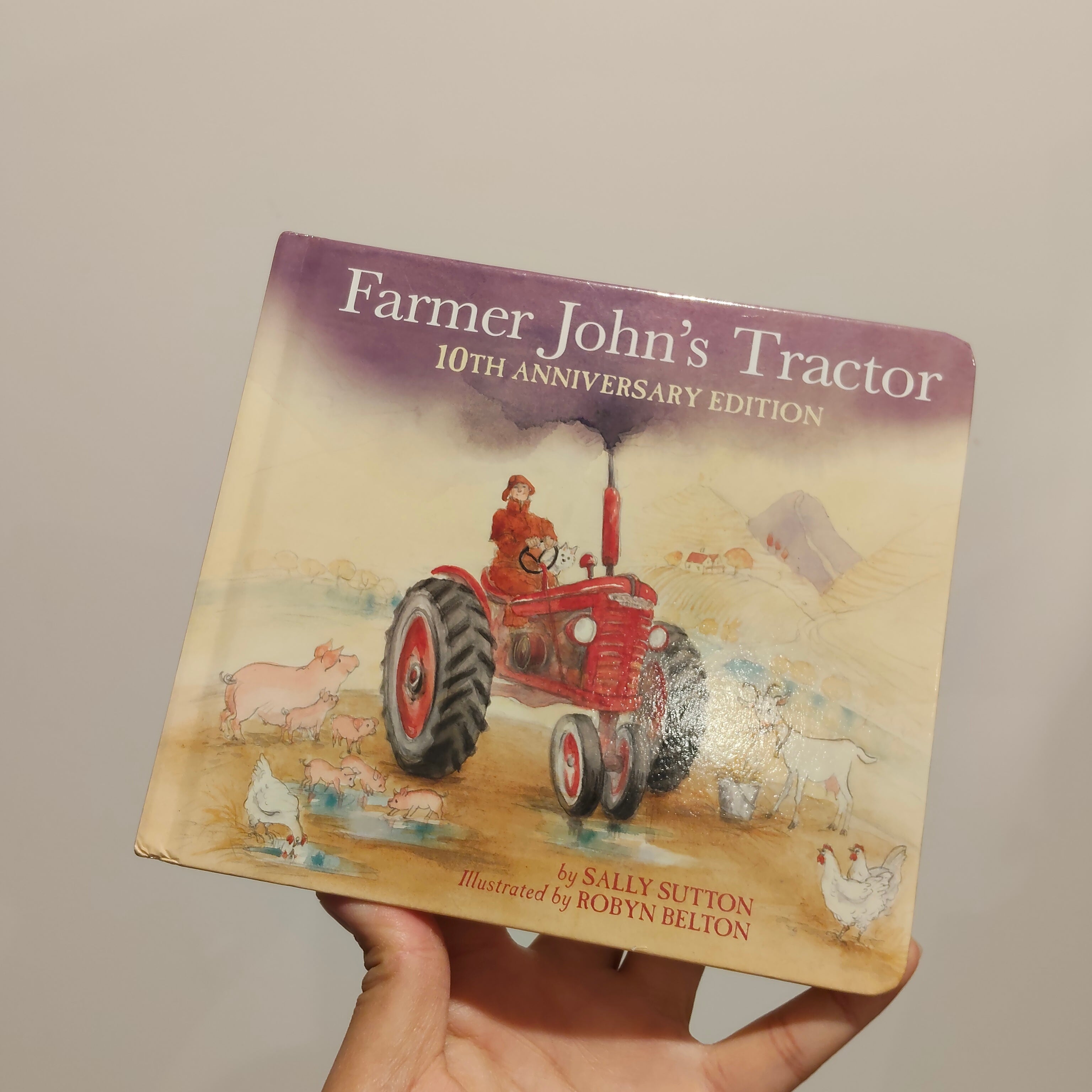 Farmer John's Tractor By Sally Sutton Board Book