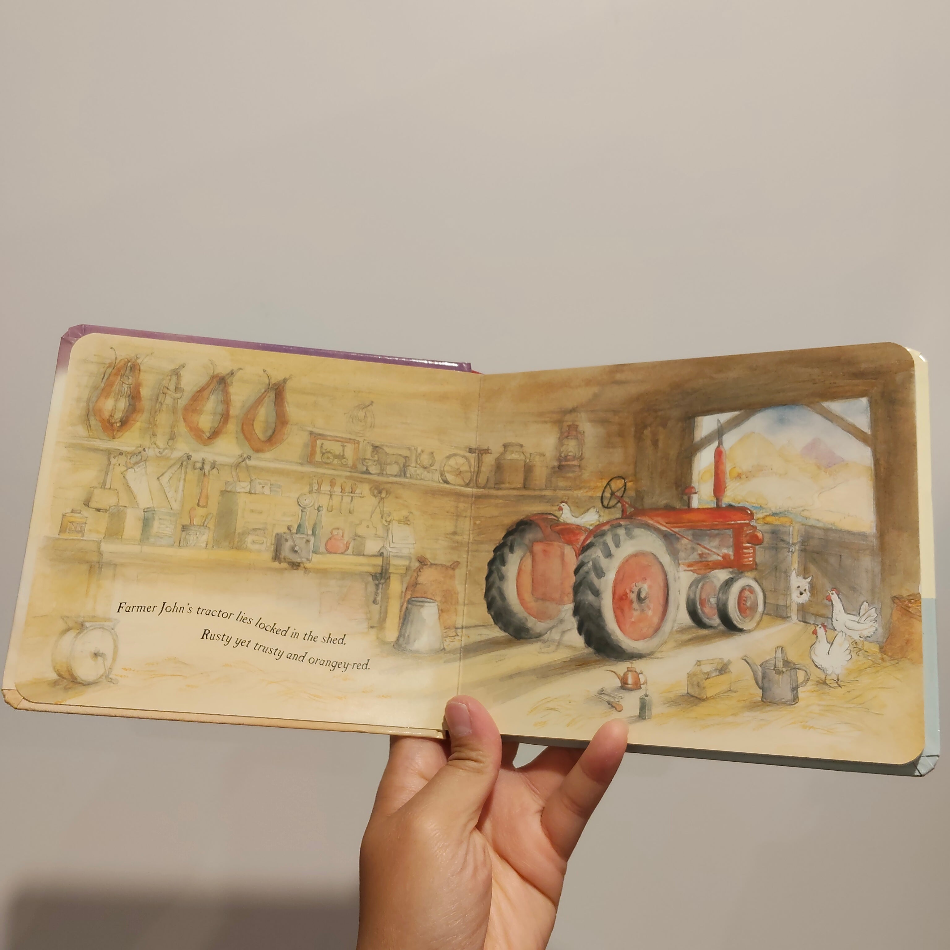 Farmer John's Tractor By Sally Sutton Board Book