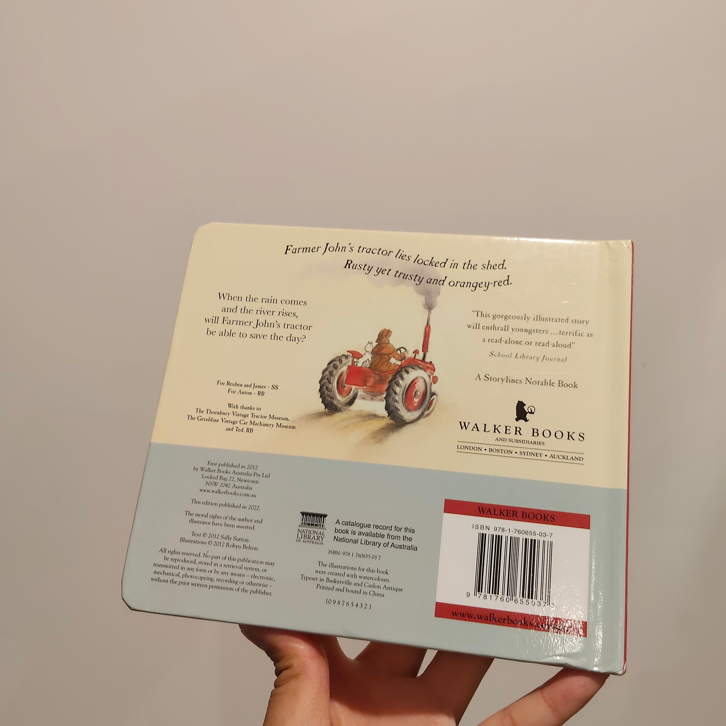 Farmer John's Tractor By Sally Sutton Board Book