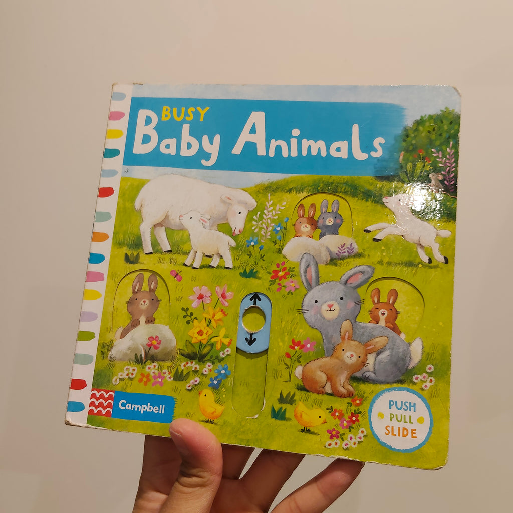 Busy Baby Animals Board Book
