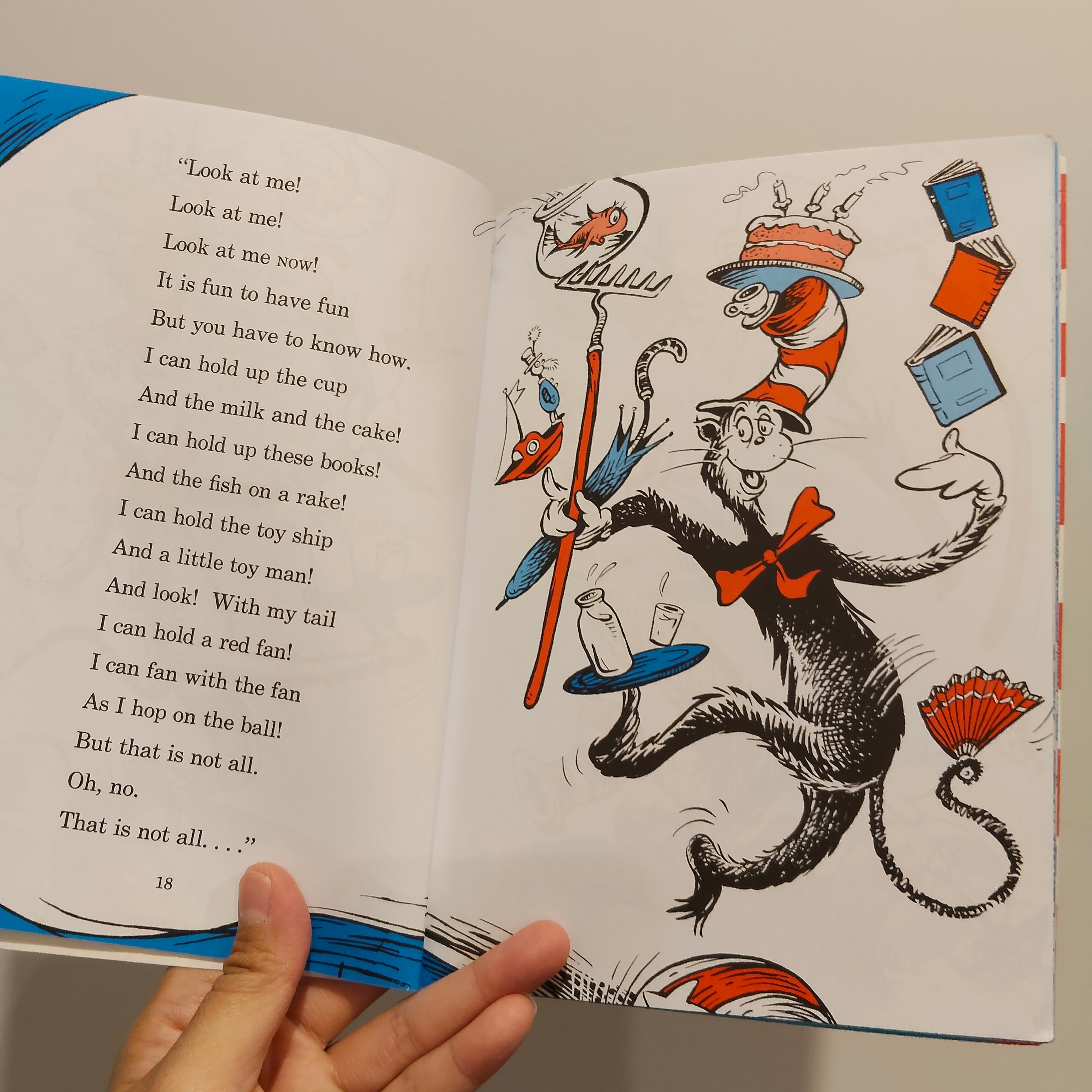 The Cat in the Hat by Dr. Seuss paperback