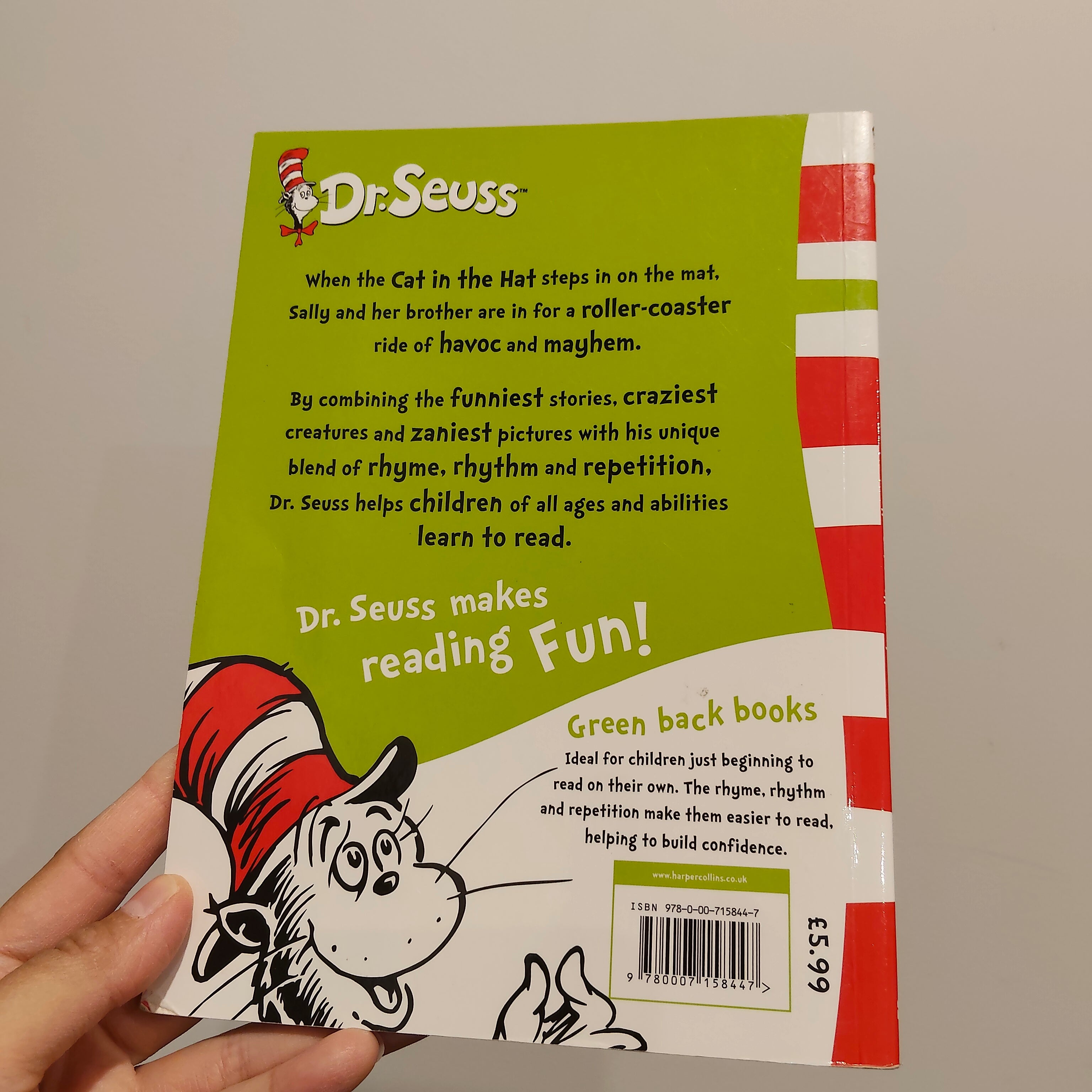 The Cat in the Hat by Dr. Seuss paperback