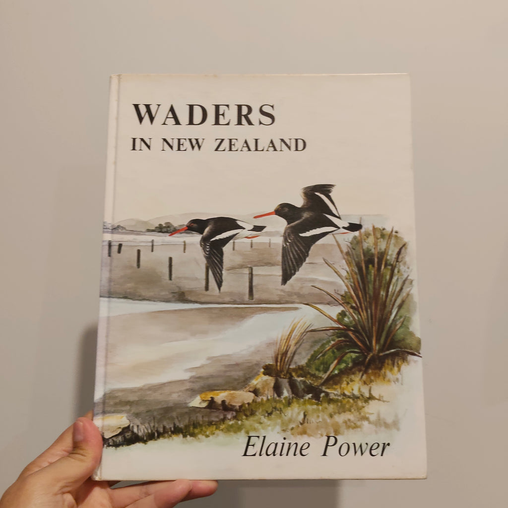 Waders In New Zealand Hardcover by Elaine Power Hardcover Vintage Book