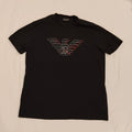 Emporio Armani top size XXL Mens short sleeve black