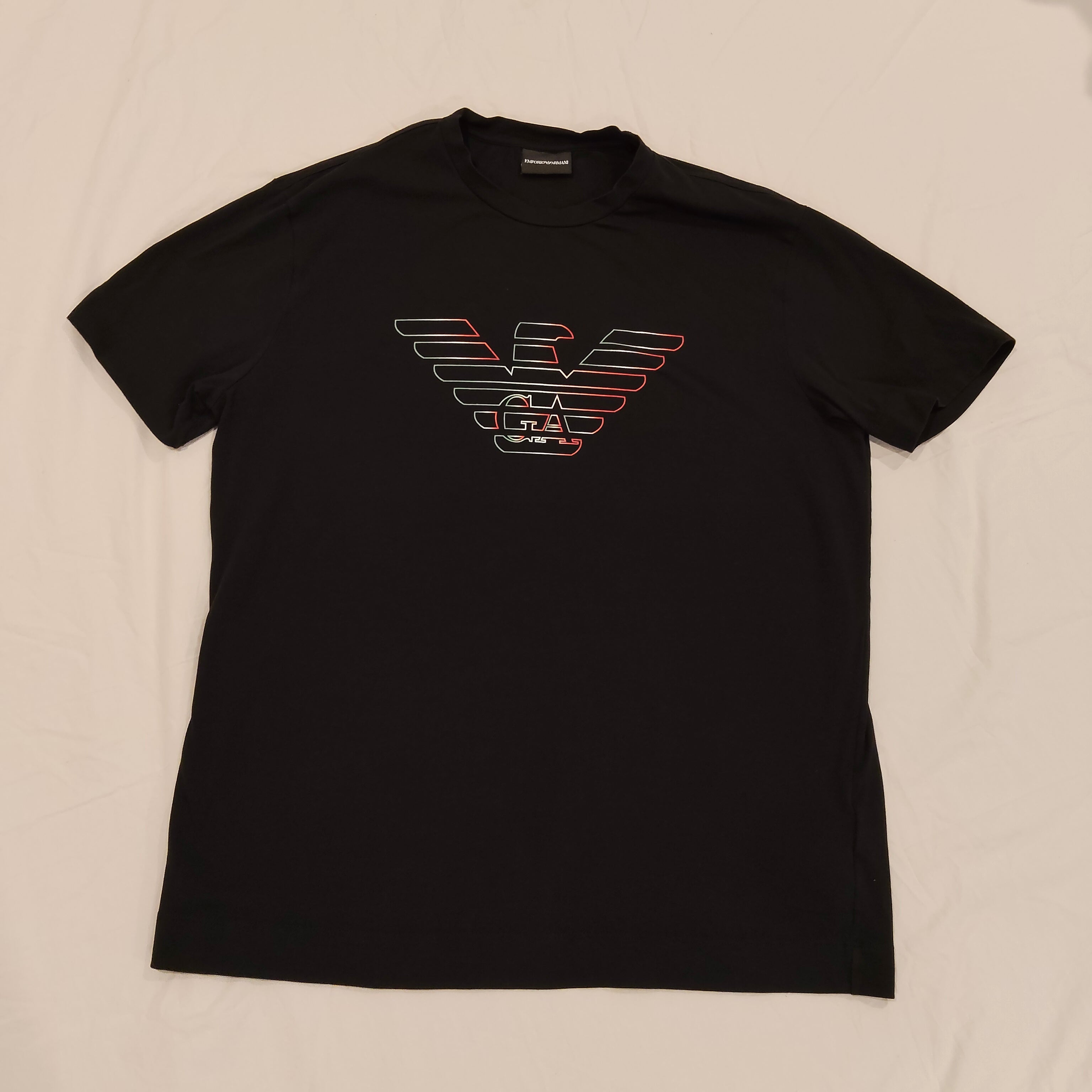 Emporio Armani top size XXL Mens short sleeve black