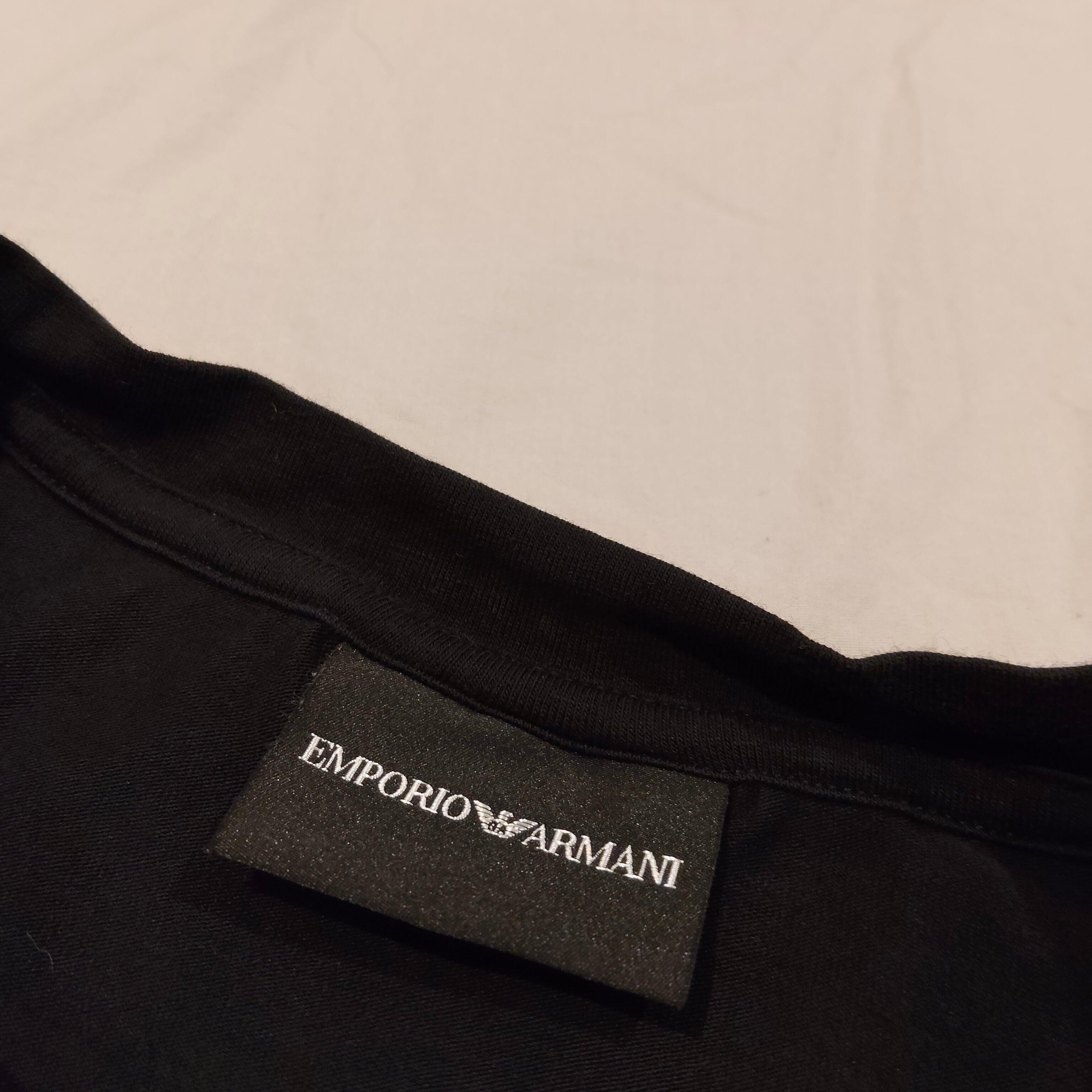 Emporio Armani top size XXL Mens short sleeve black