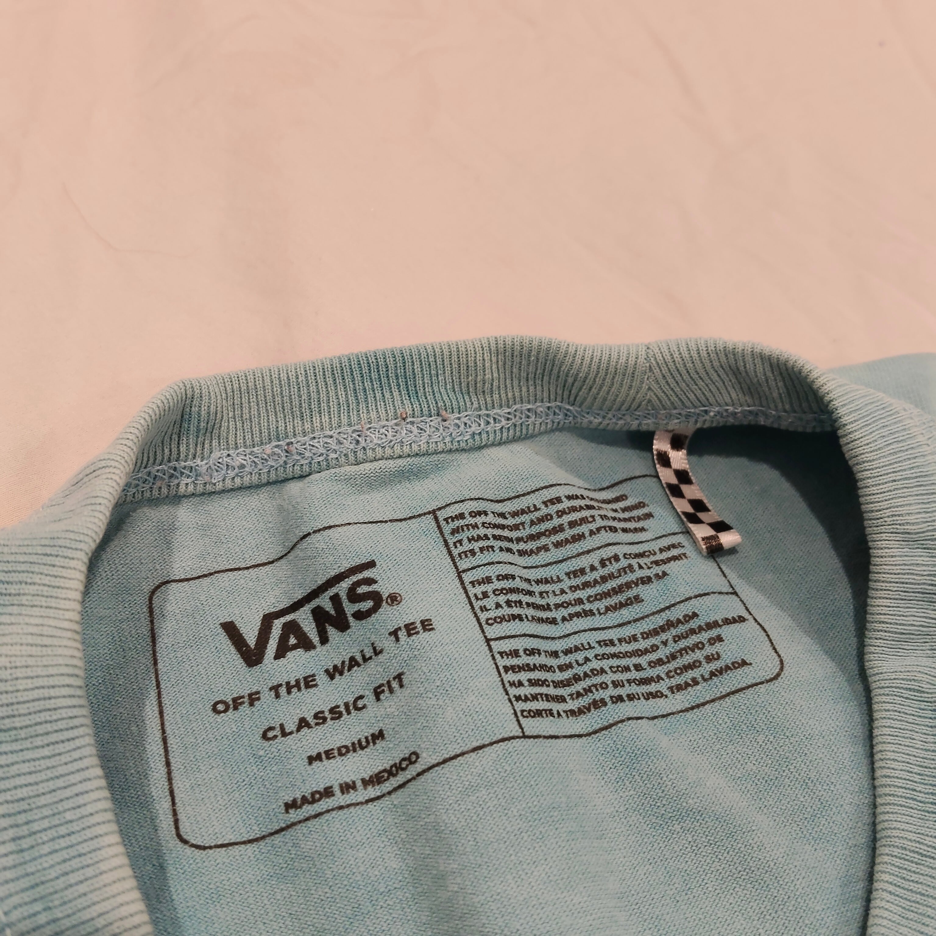 VANS tie-dye tee size M Mens short sleeve