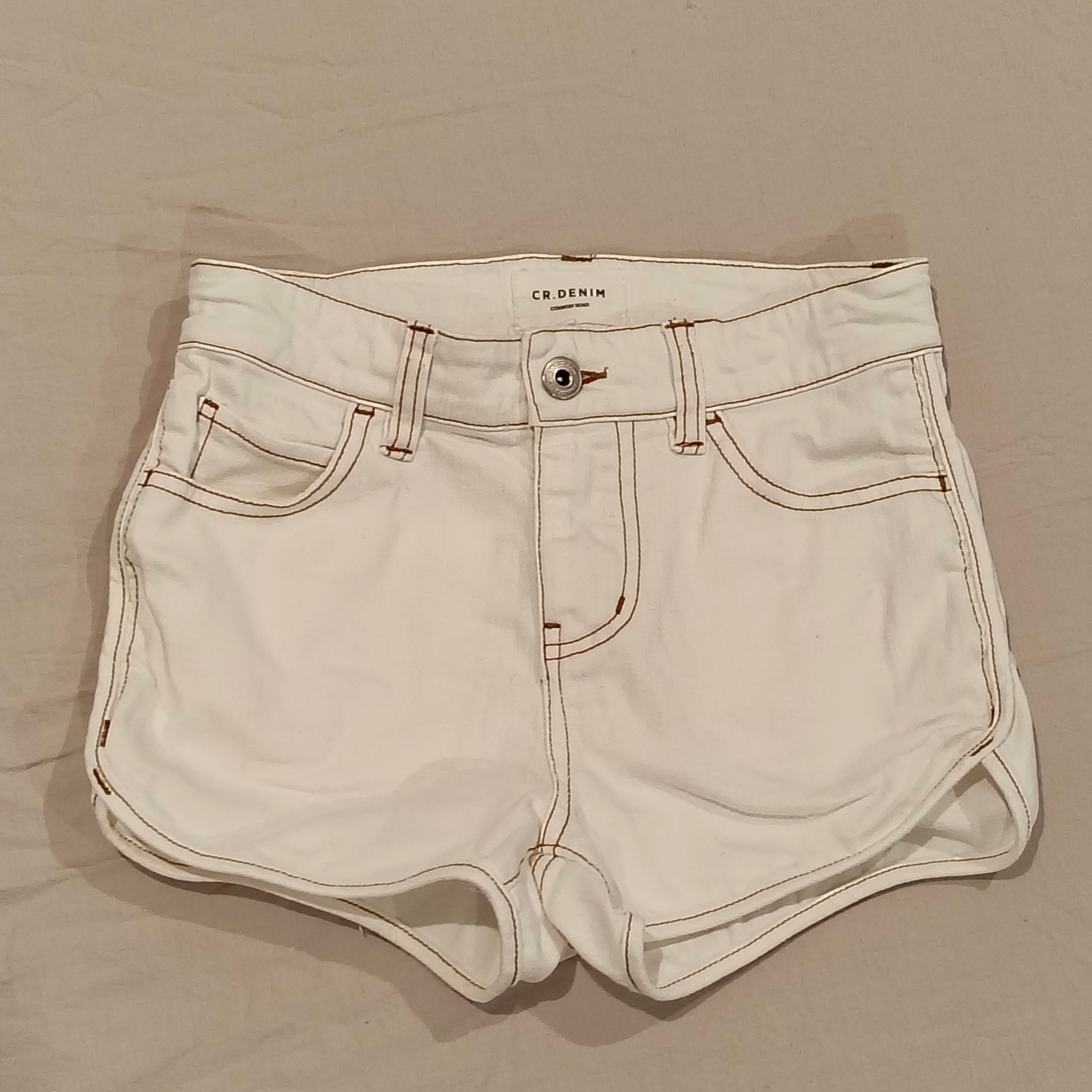 COUNTRY ROAD denim shorts size 10 girls white