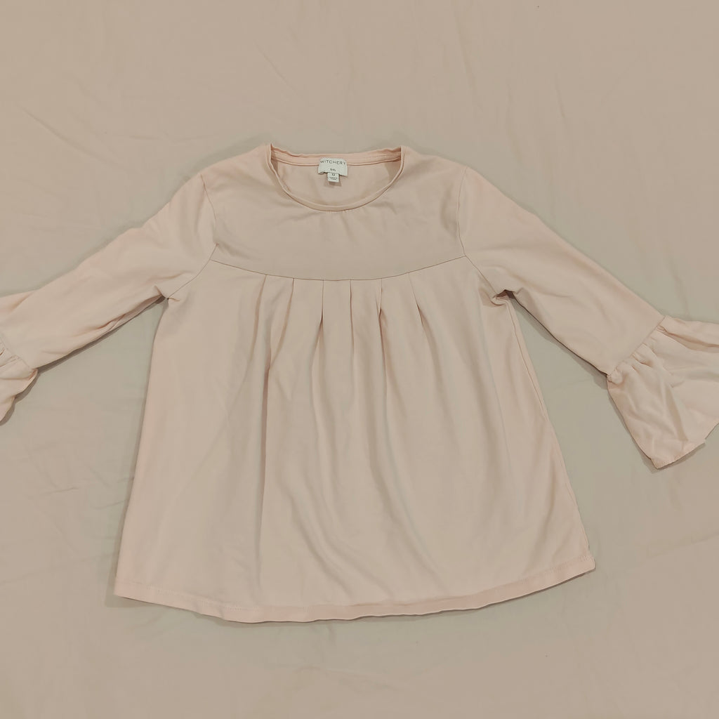 WITCHERY top size 12 Girls Blush Pink