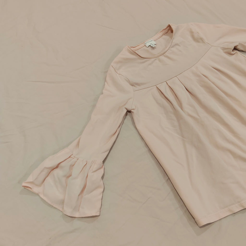 WITCHERY top size 12 Girls Blush Pink