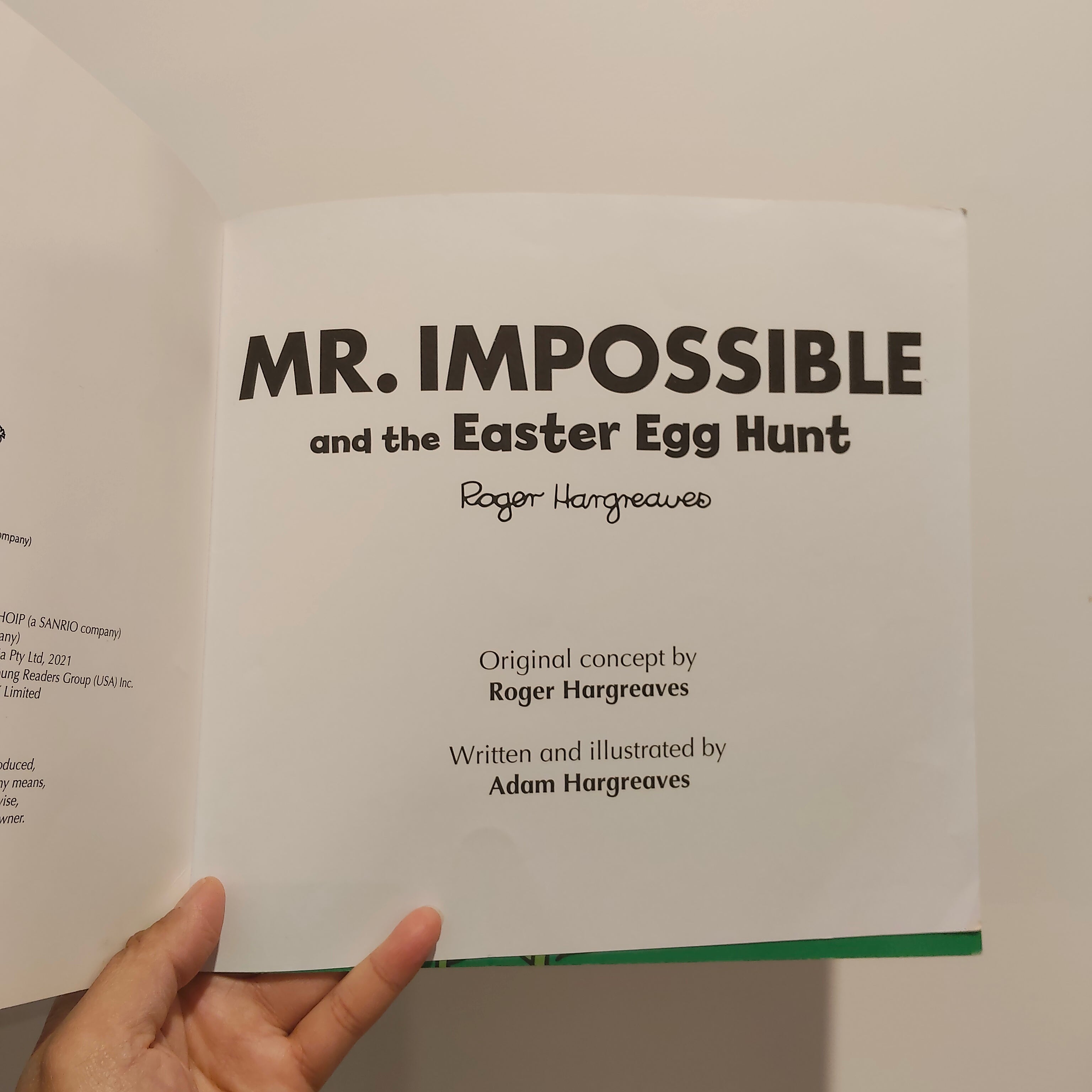MR. IMPOSSIBLE and the Easter Egg Hunt Paperback Book