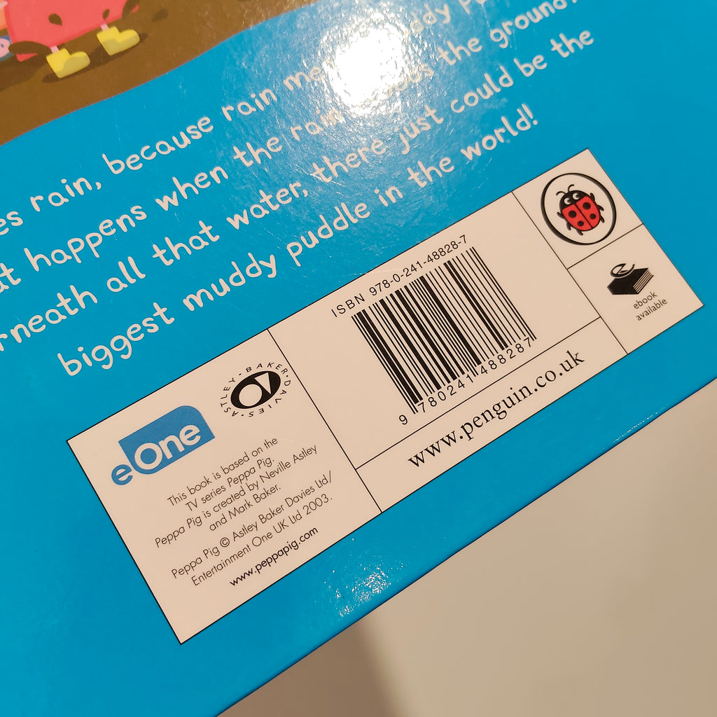 PEPPA PIG Hardcover Book - The Biggest Muddy Puddle in the World