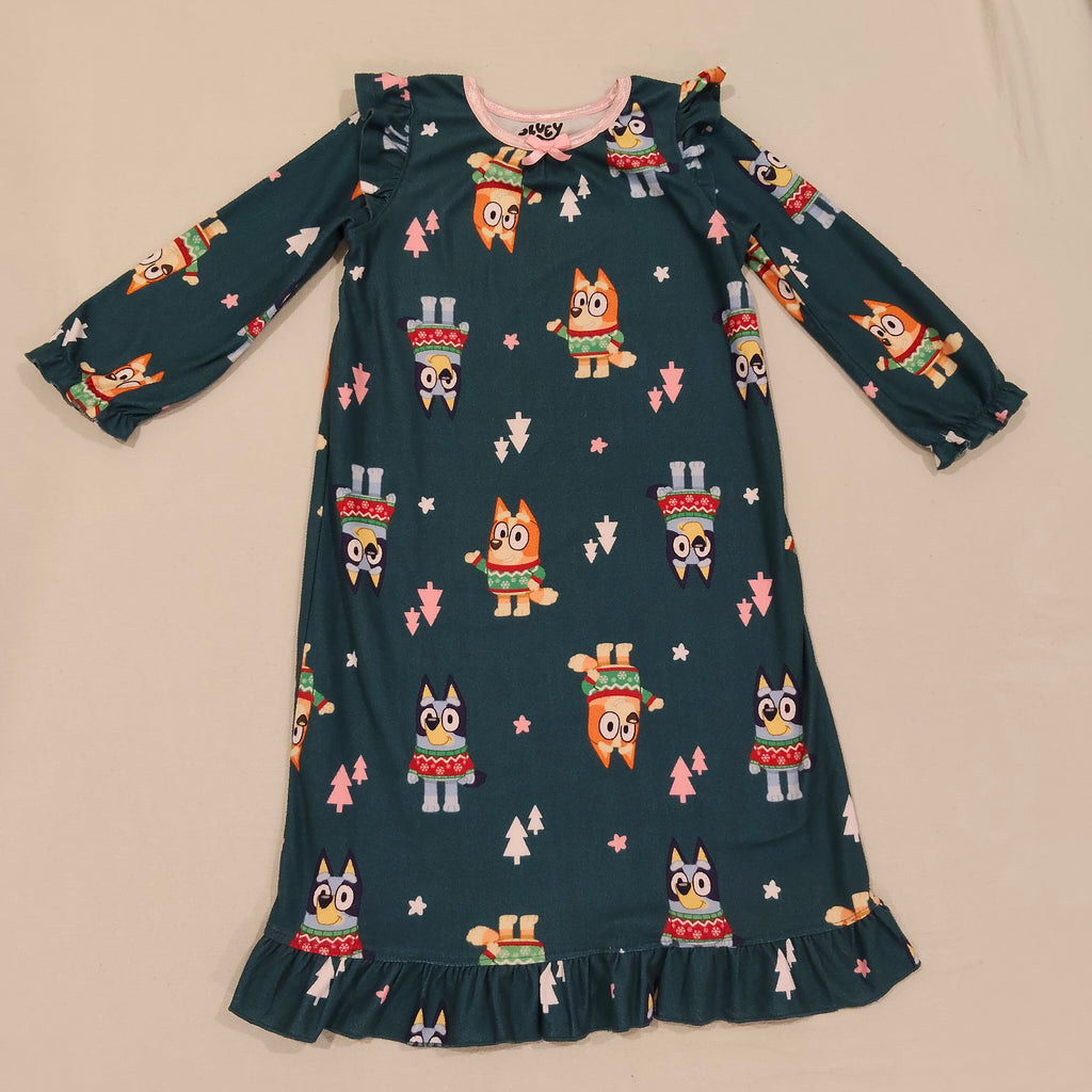 BLUEY dress size 4 girls long sleeve