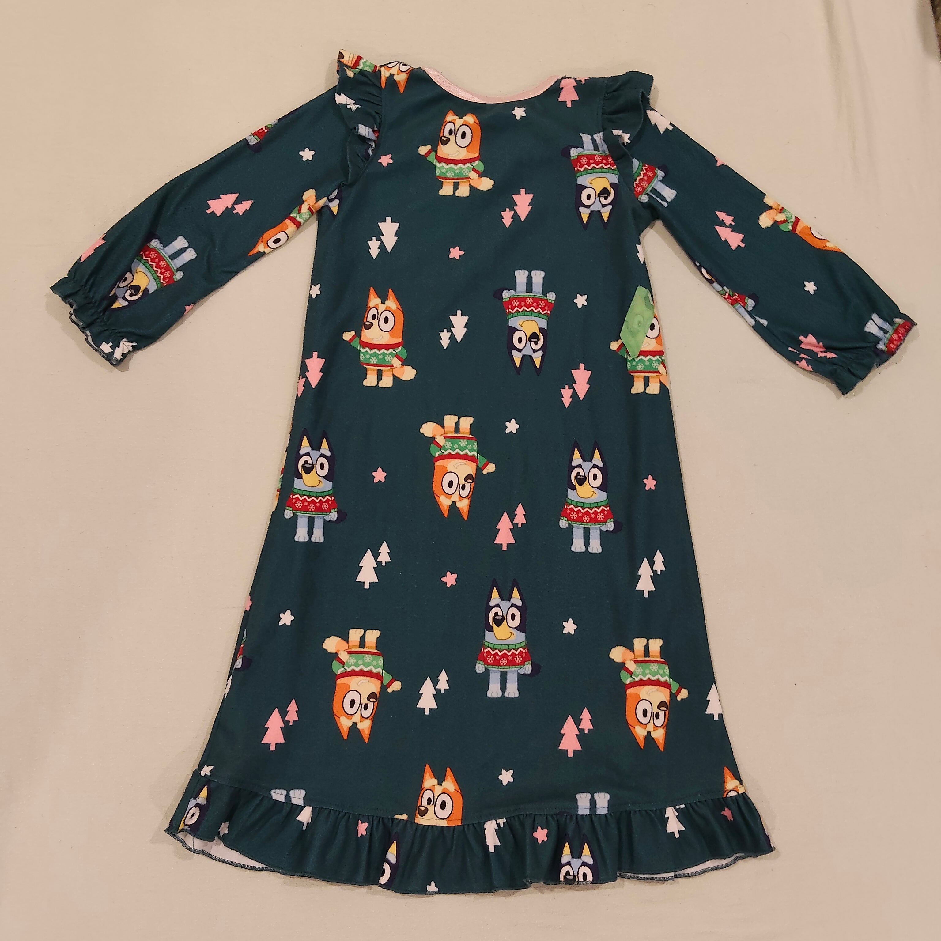 BLUEY dress size 4 girls long sleeve