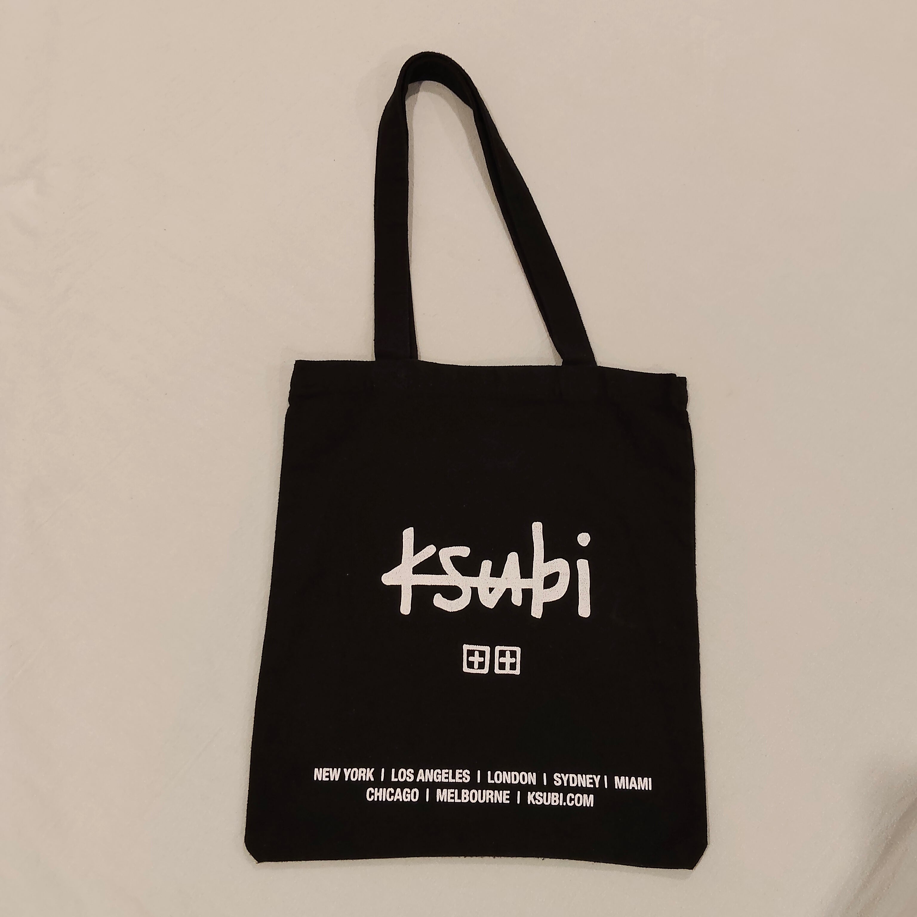 KSUBI tote bag black