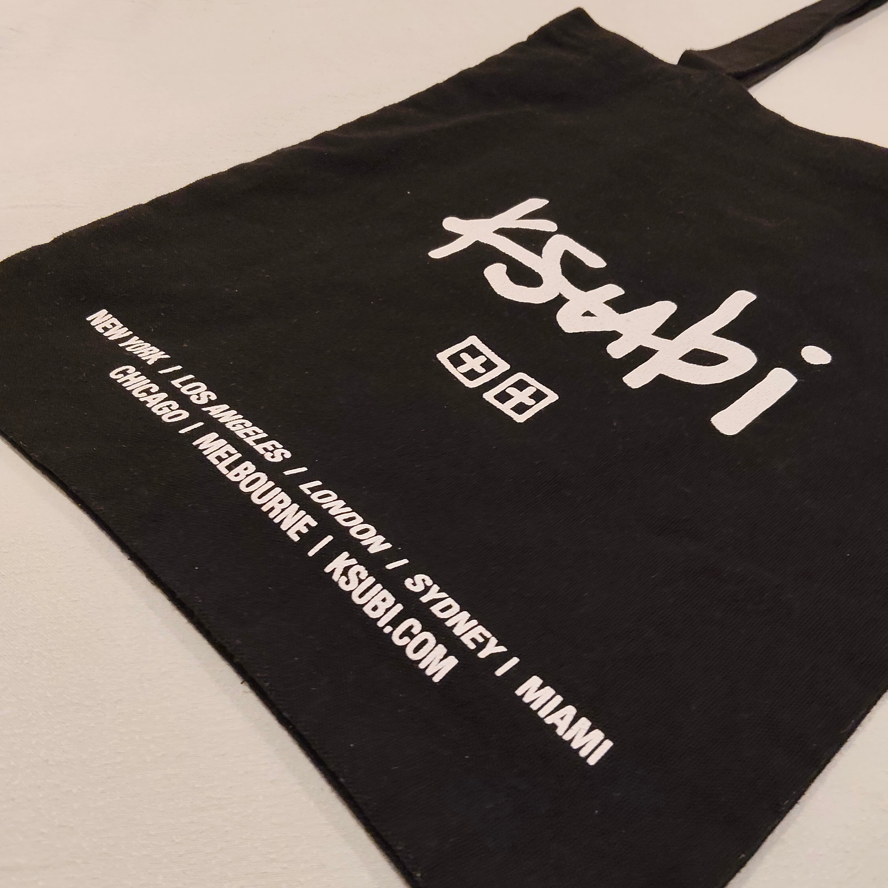 KSUBI tote bag black