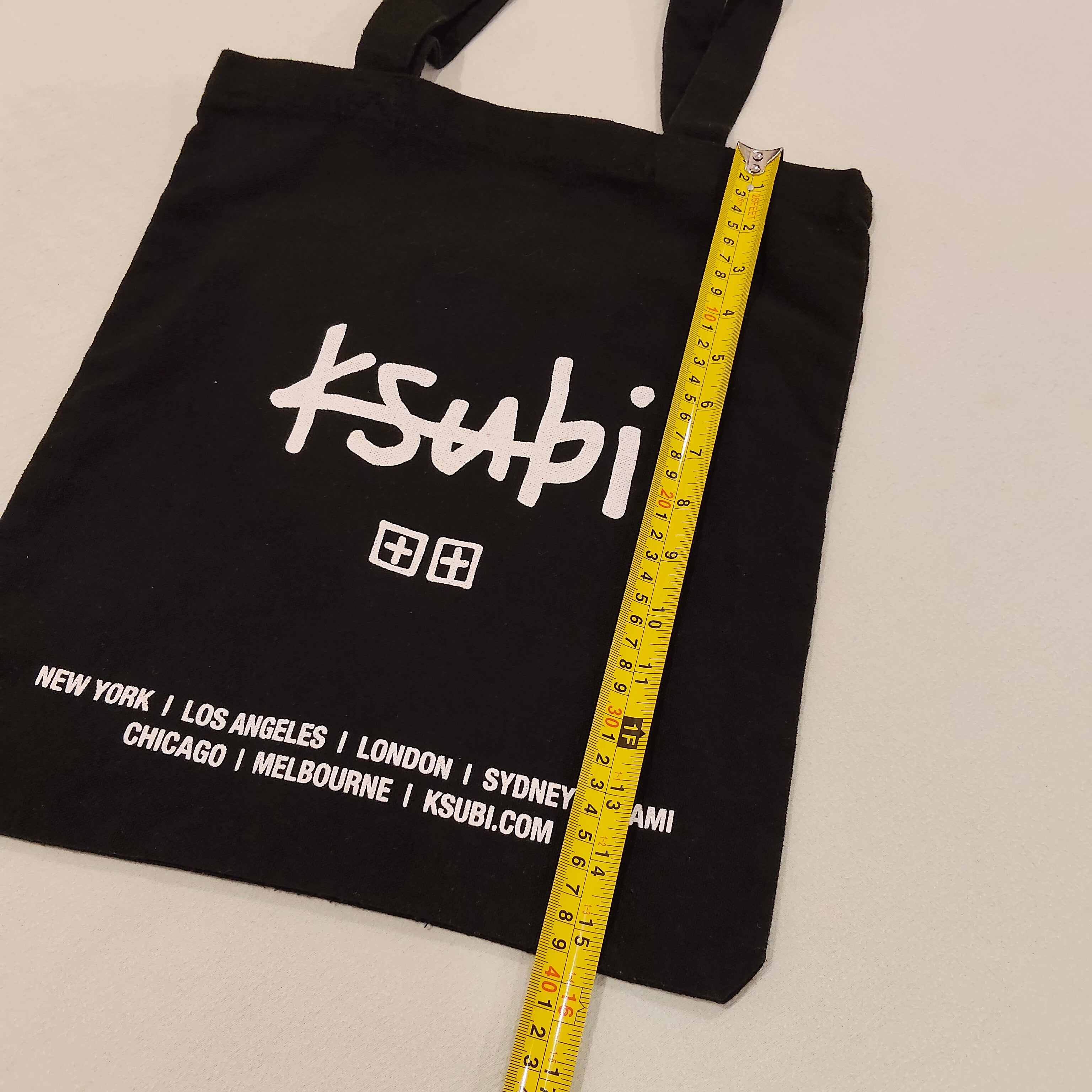 KSUBI tote bag black