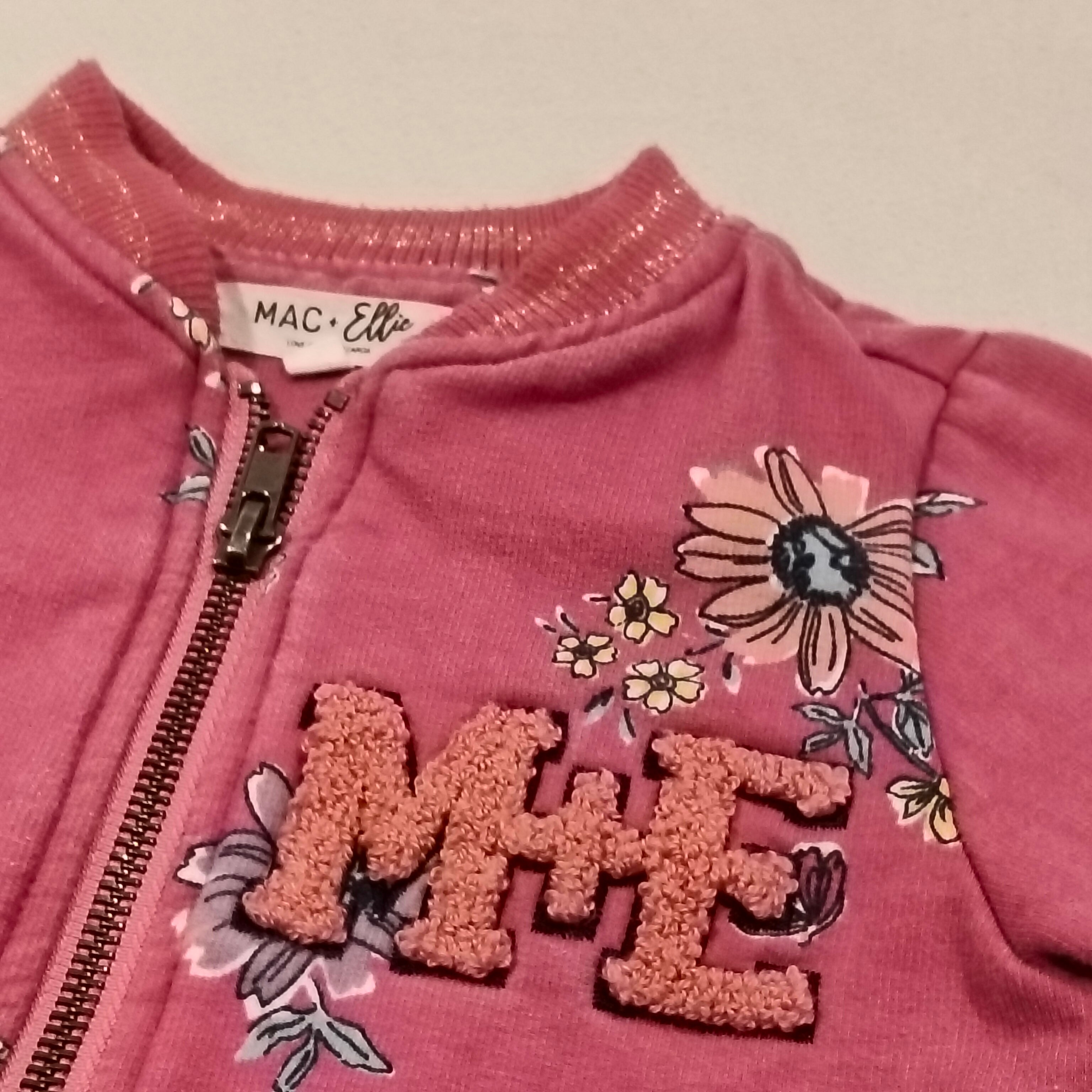 MAC + ELLIE size 4 girls zip jumper