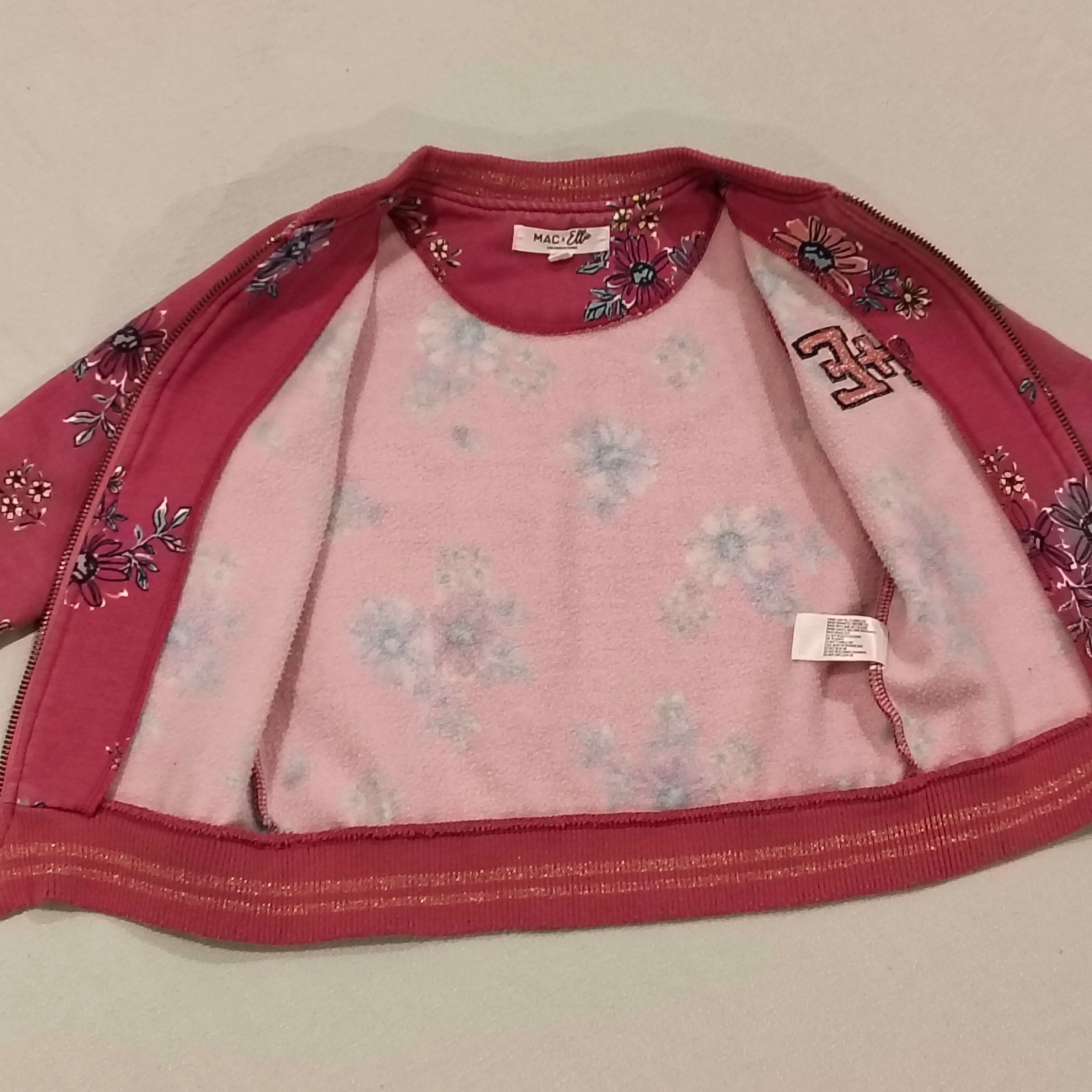 MAC + ELLIE size 4 girls zip jumper