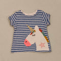 NEXT tee size 3-6m baby girls short sleeve Unicorn