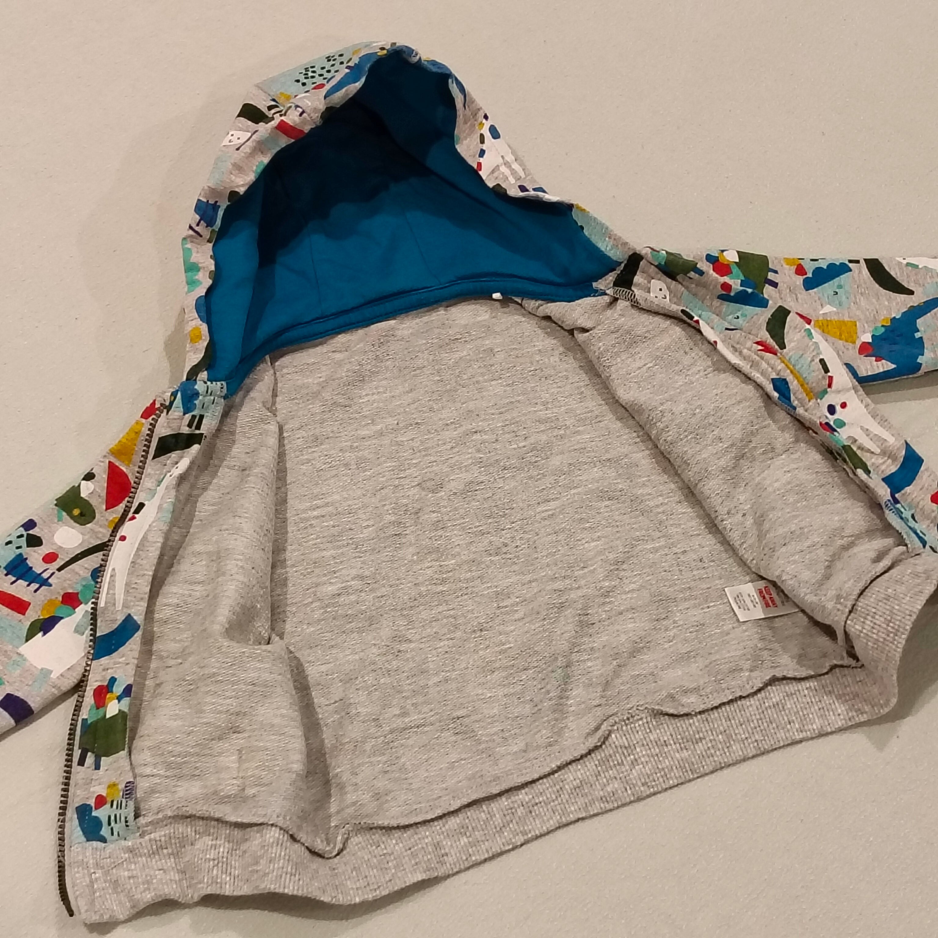 MINICLUB zip hoodie size 3-6m baby boys Dinosaur
