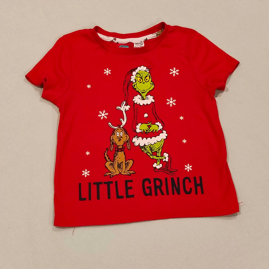 Little Grinch Christmas top size 7 Girls