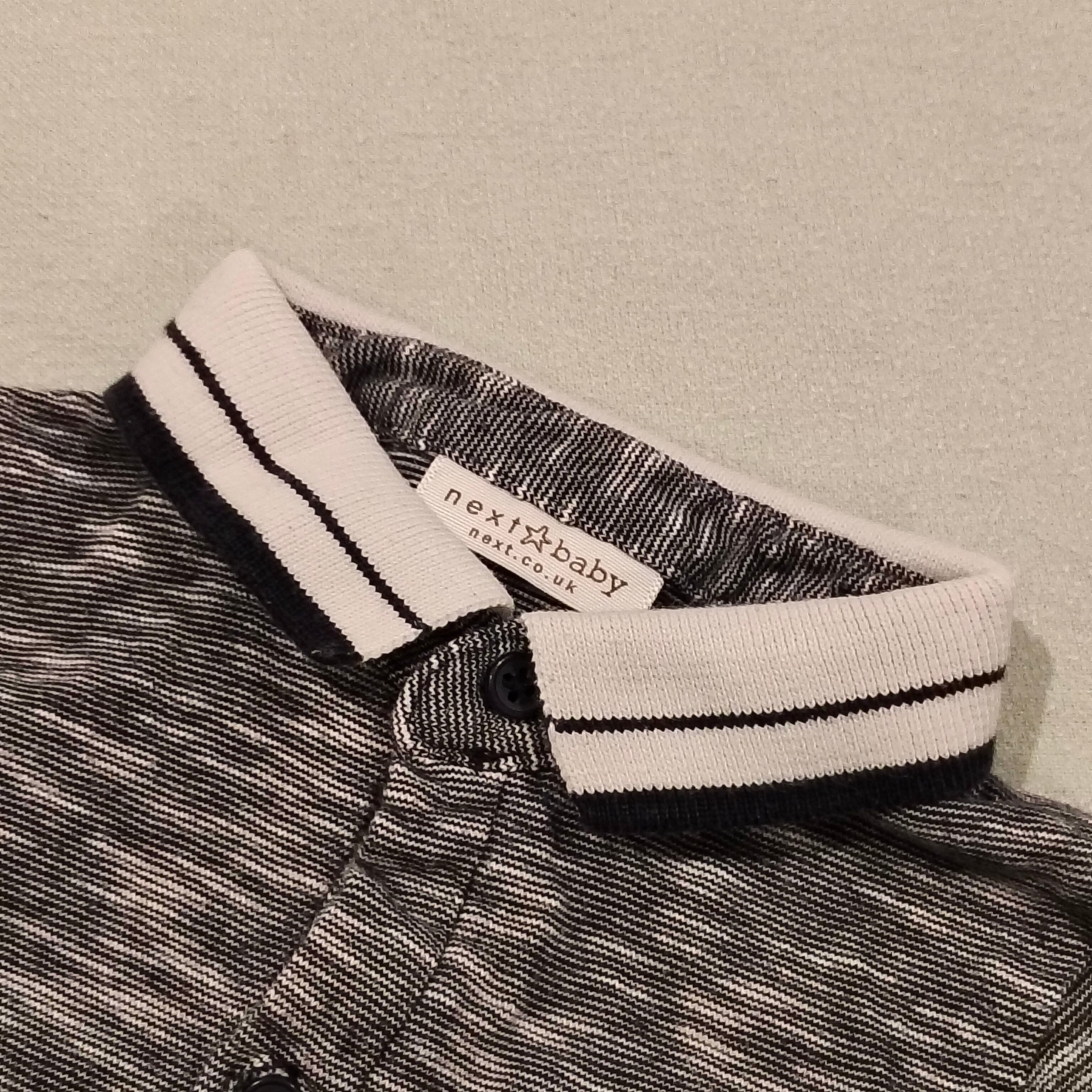 NEXT baby romper size 3-6m grey
