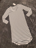 NEW Assembly Label dress size 10 Women stripes long sleeve RRP $70