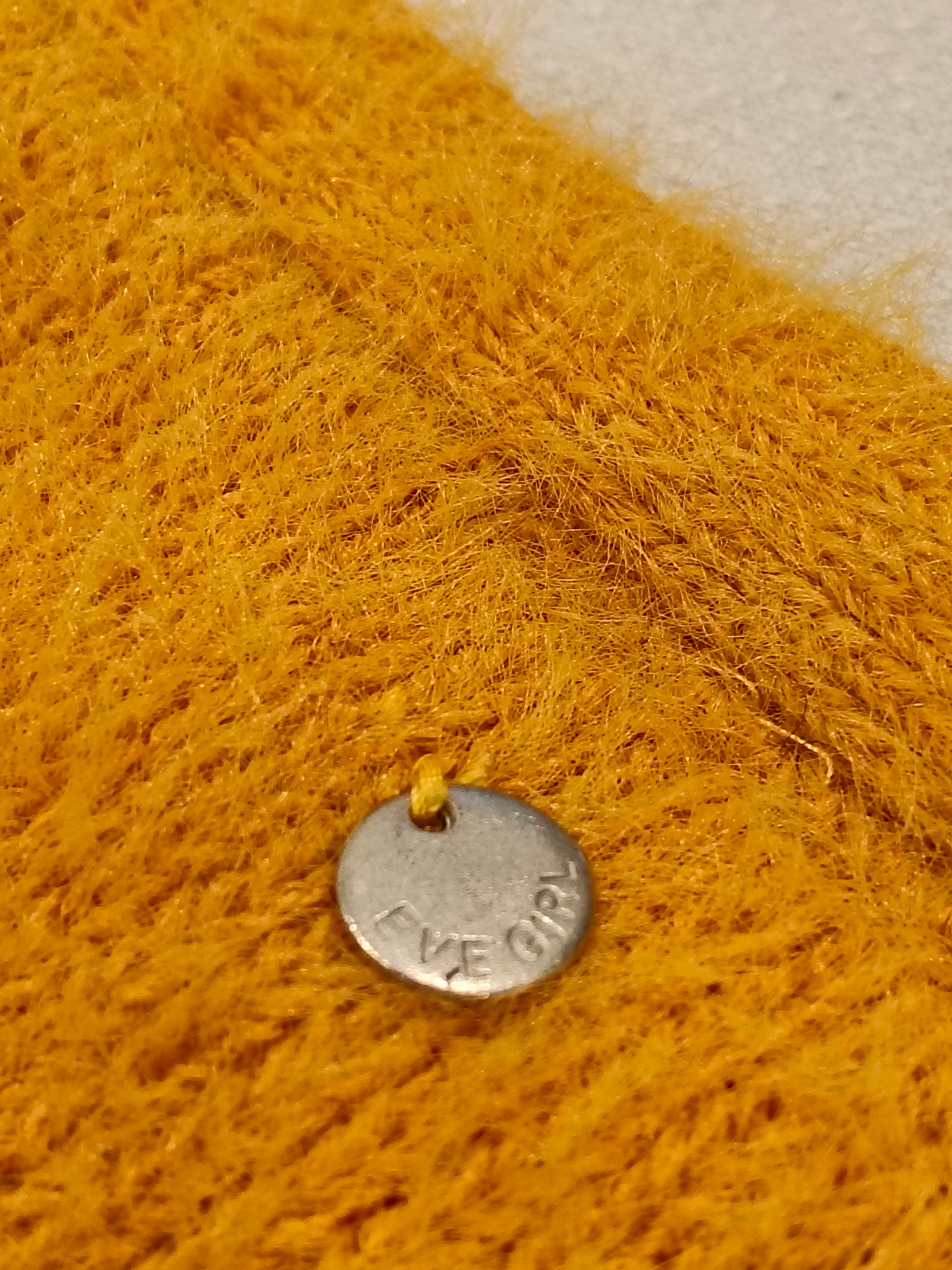 EVE GIRL long cardigan size 12 girls yellow