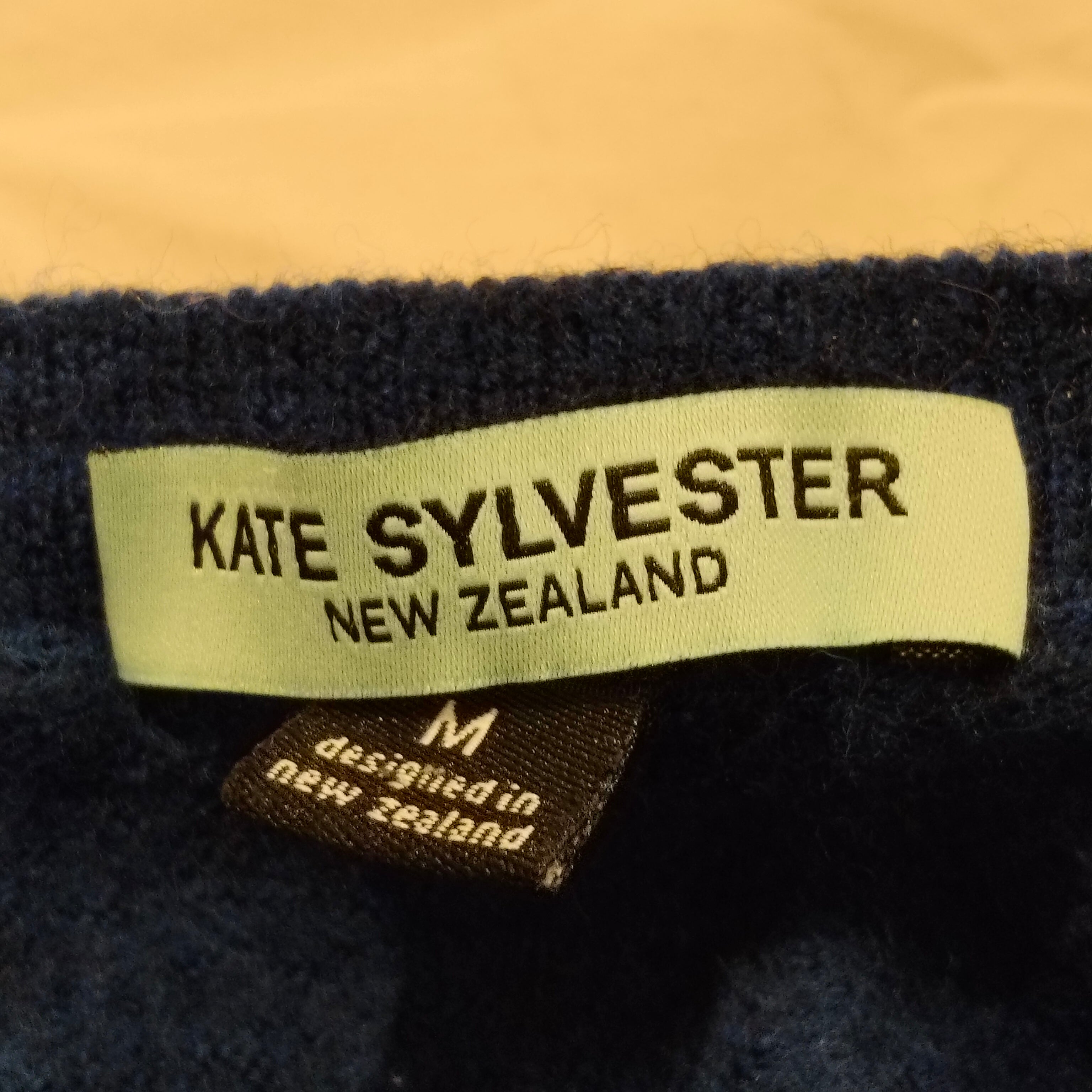 Kate Sylvester 100% Merino jumper size M Womens Navy