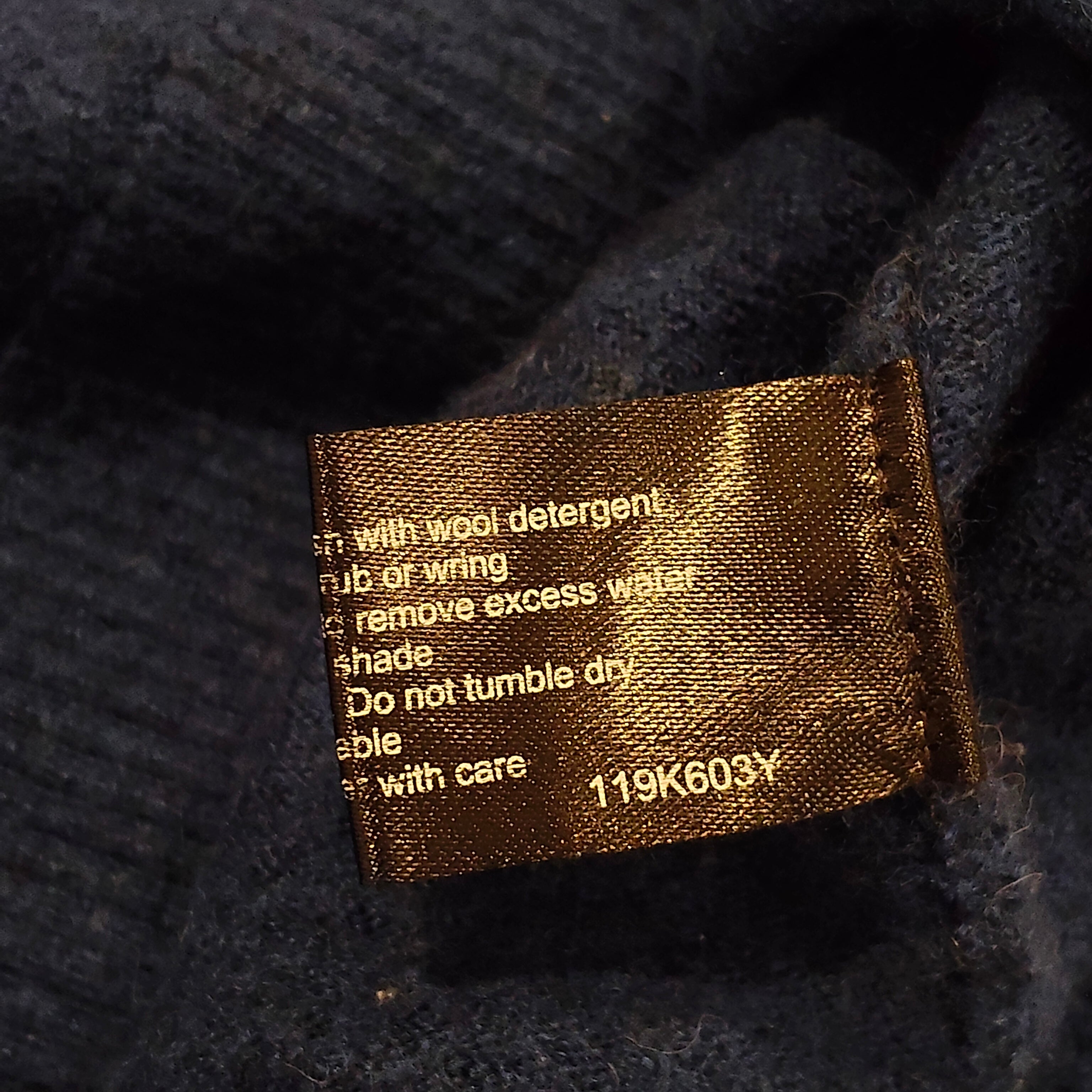 Kate Sylvester 100% Merino jumper size M Womens Navy