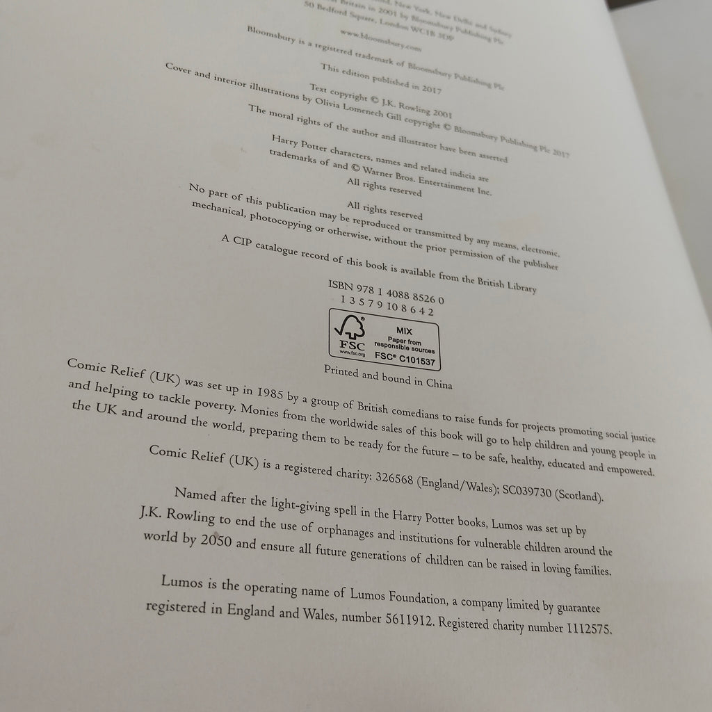 Fantastic Beasts and Where to Find Them: Illustrated Edition Hardcover Book