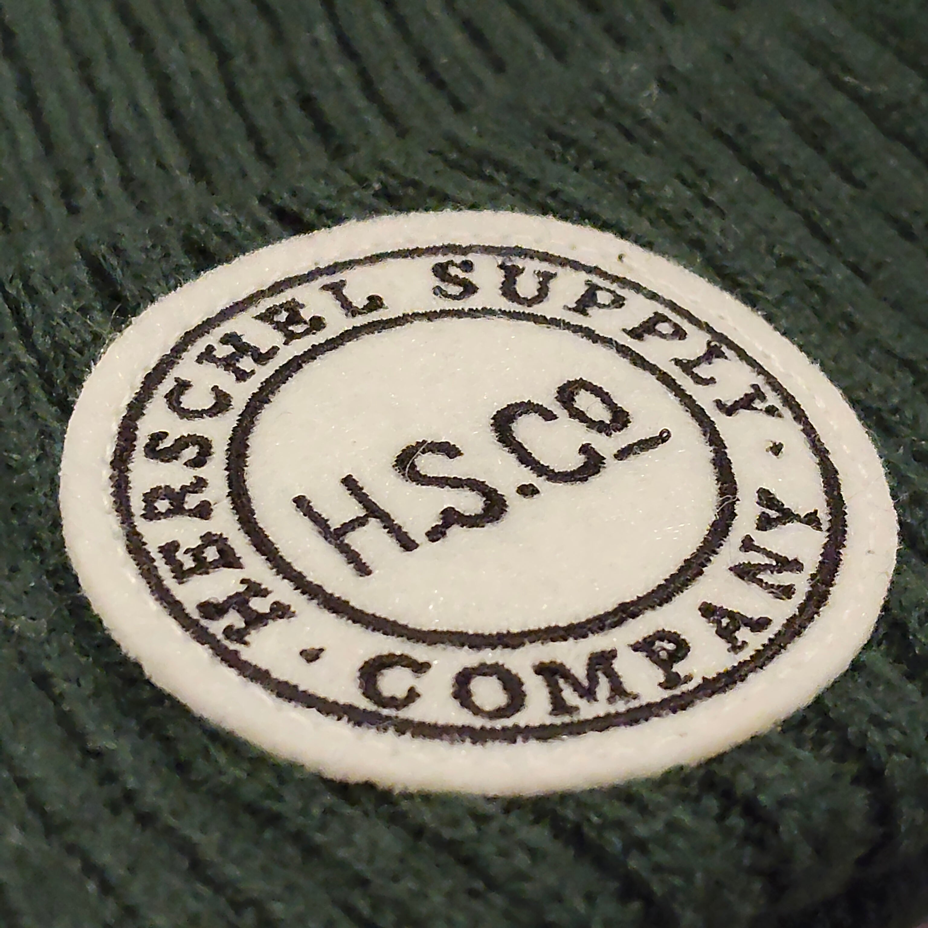 NEW Herschel Kitted Beanie Forest Green