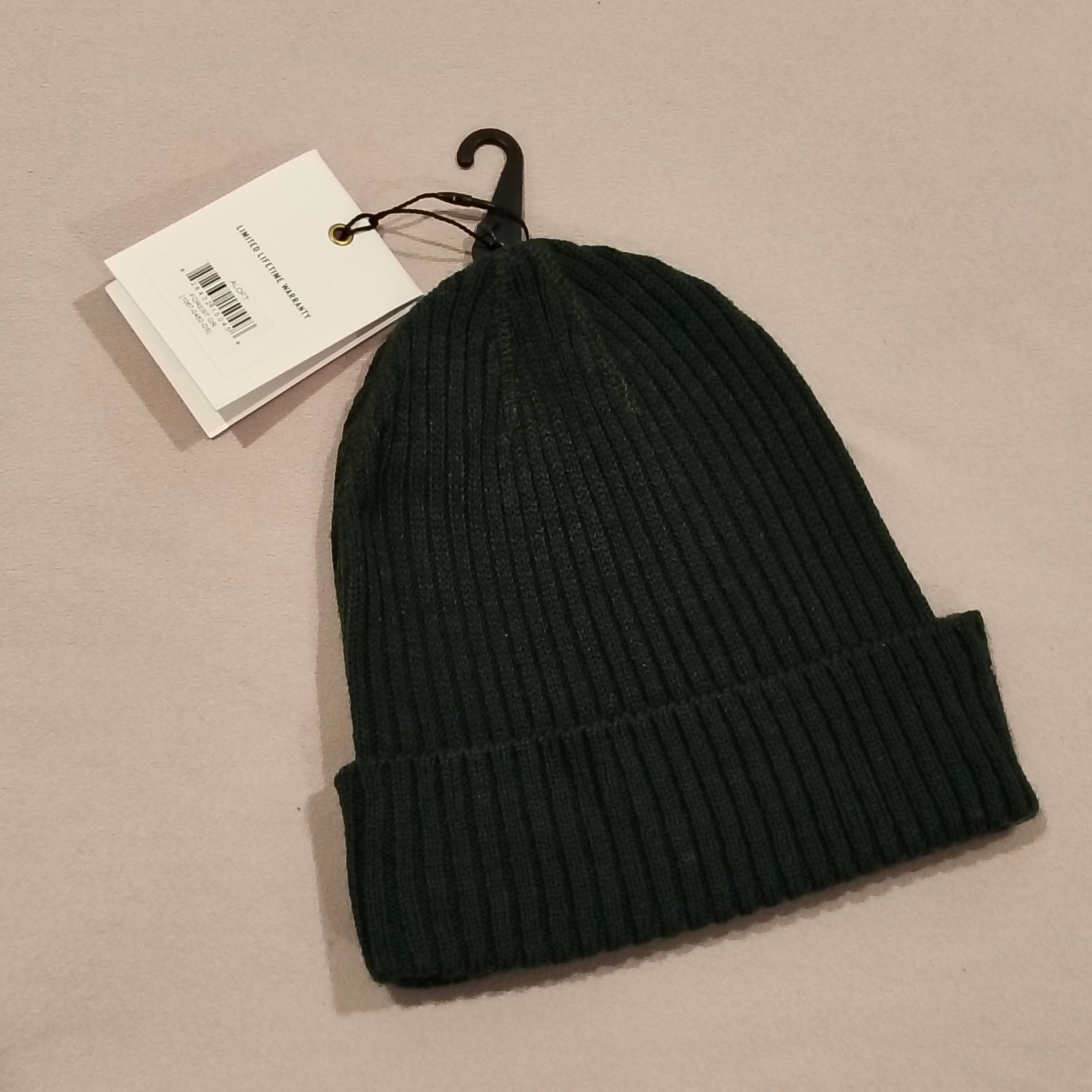NEW Herschel Kitted Beanie Forest Green