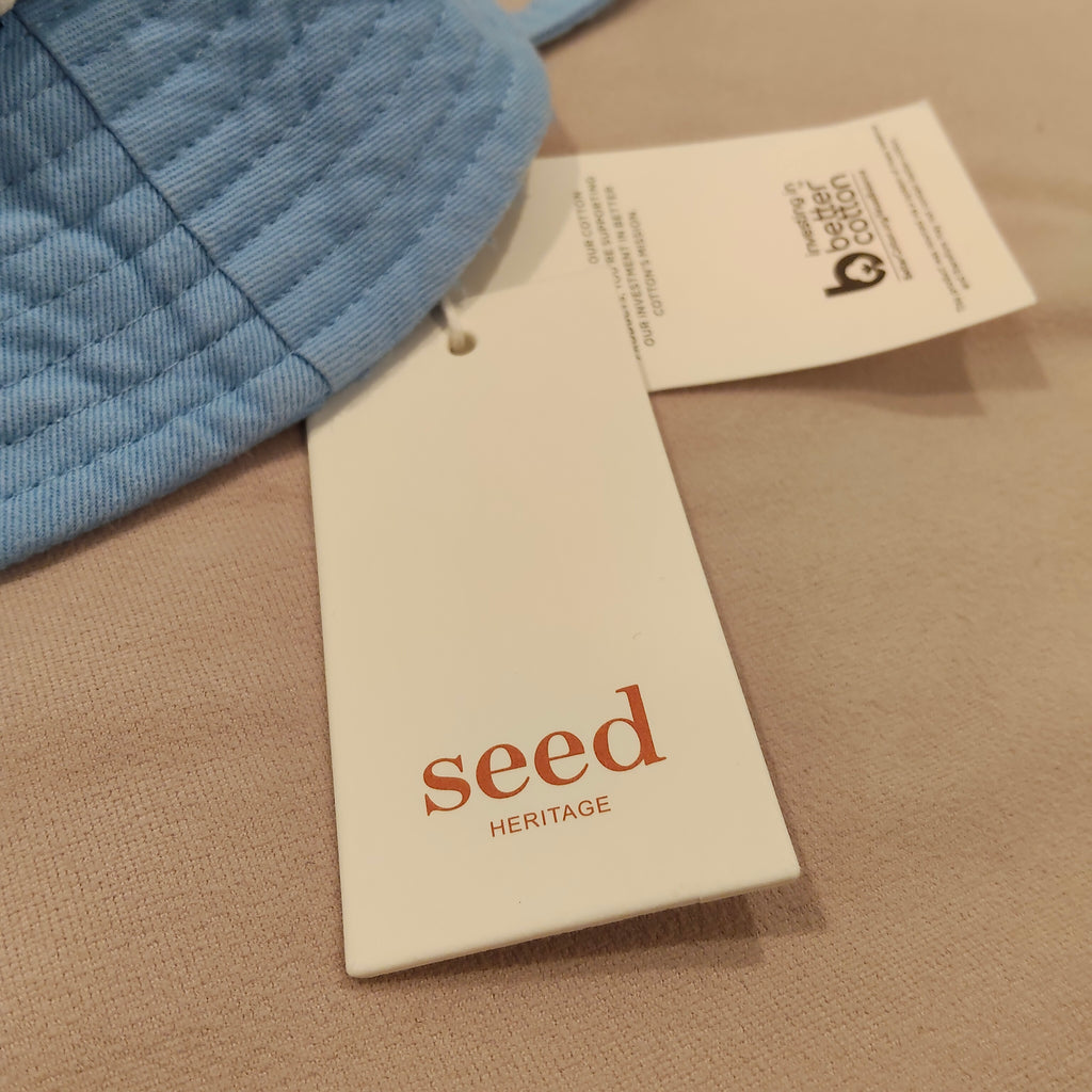 New SEED sun hat size S-M kids 3-6yrs (51-52cm)