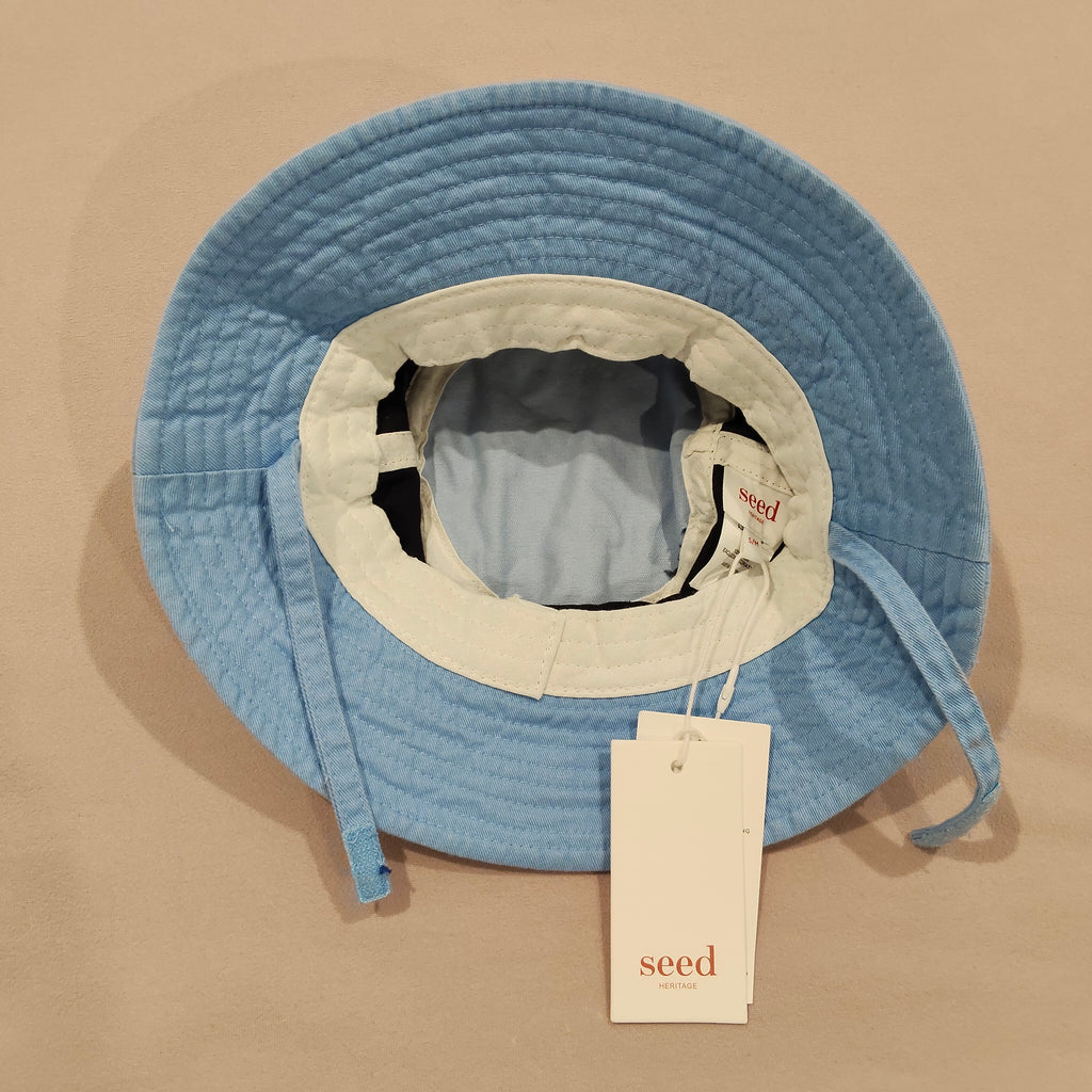 New SEED sun hat size S-M kids 3-6yrs (51-52cm)