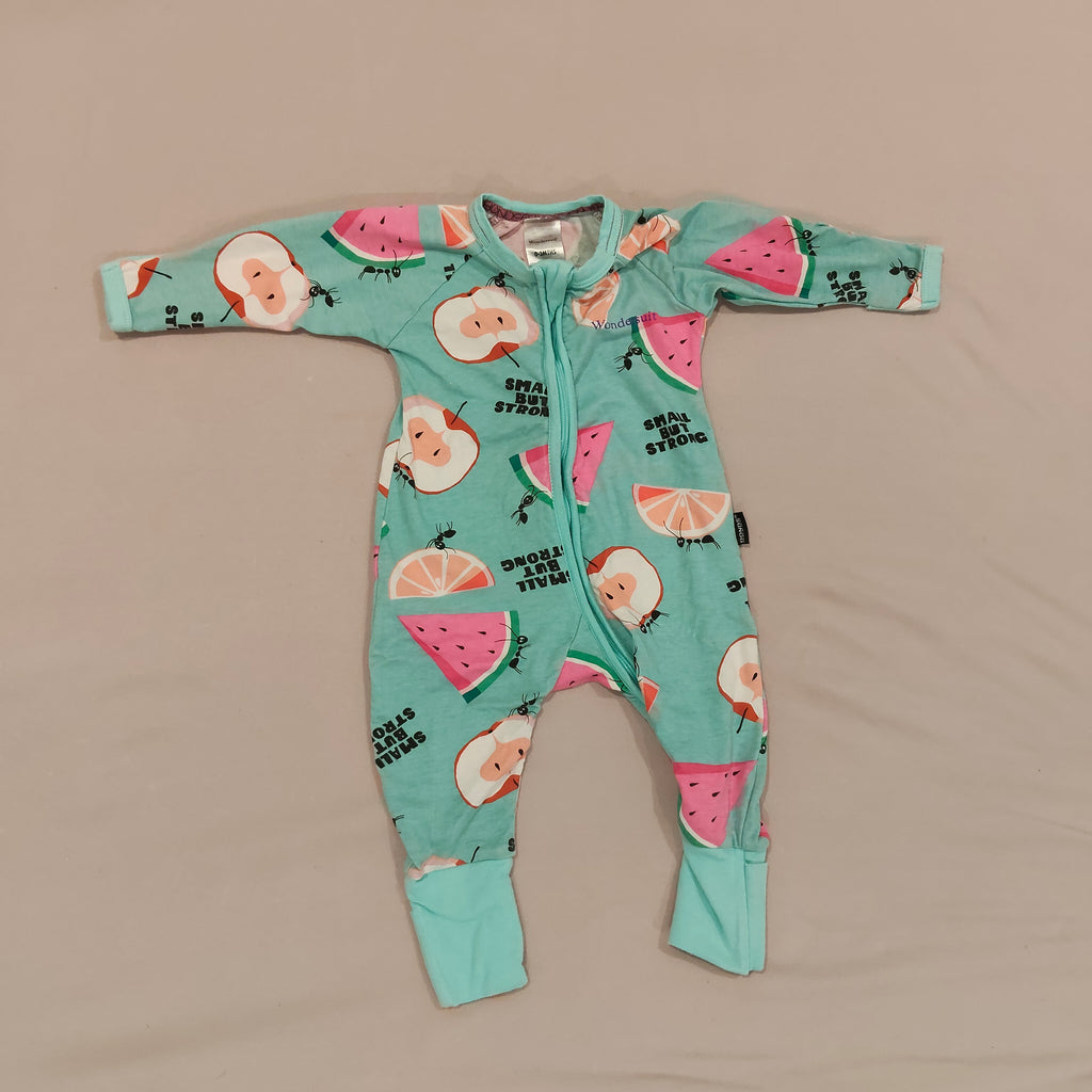 BONDS Wondersuit size 0-3m baby - Small But Strong