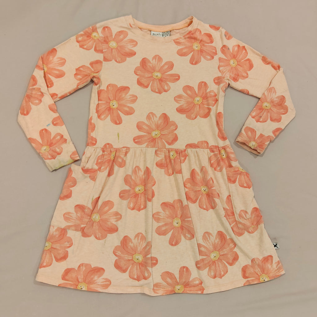 MINTI dress size 8 girls long sleeve (marks)
